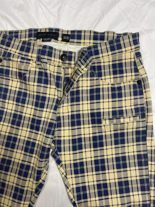 Decibel Decibel Printed plaid pants | Grailed