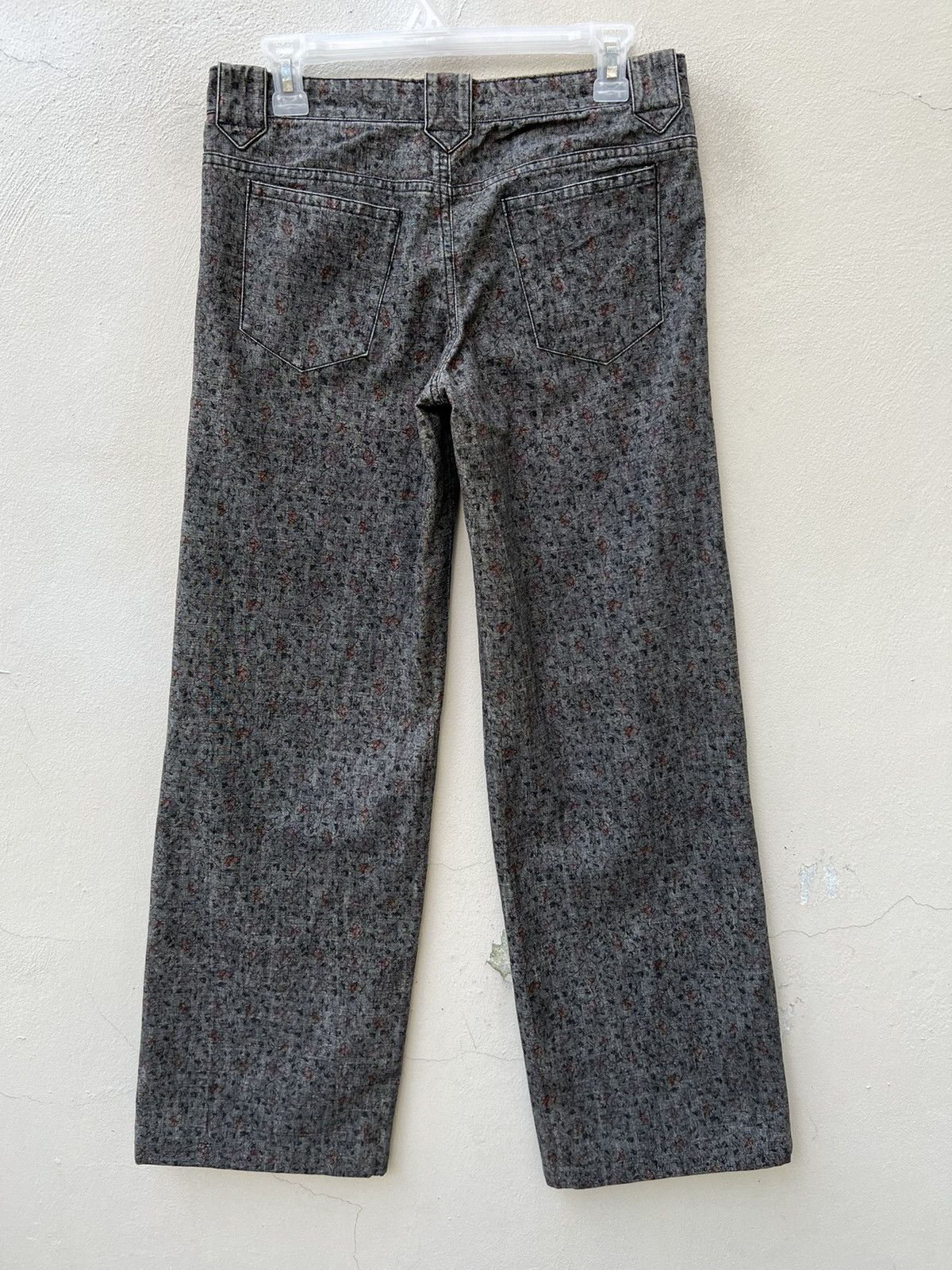 gomme Vintage Gomme Japan Westerner Flowery Wide Leg Jeans Size US 29 - 10 Thumbnail