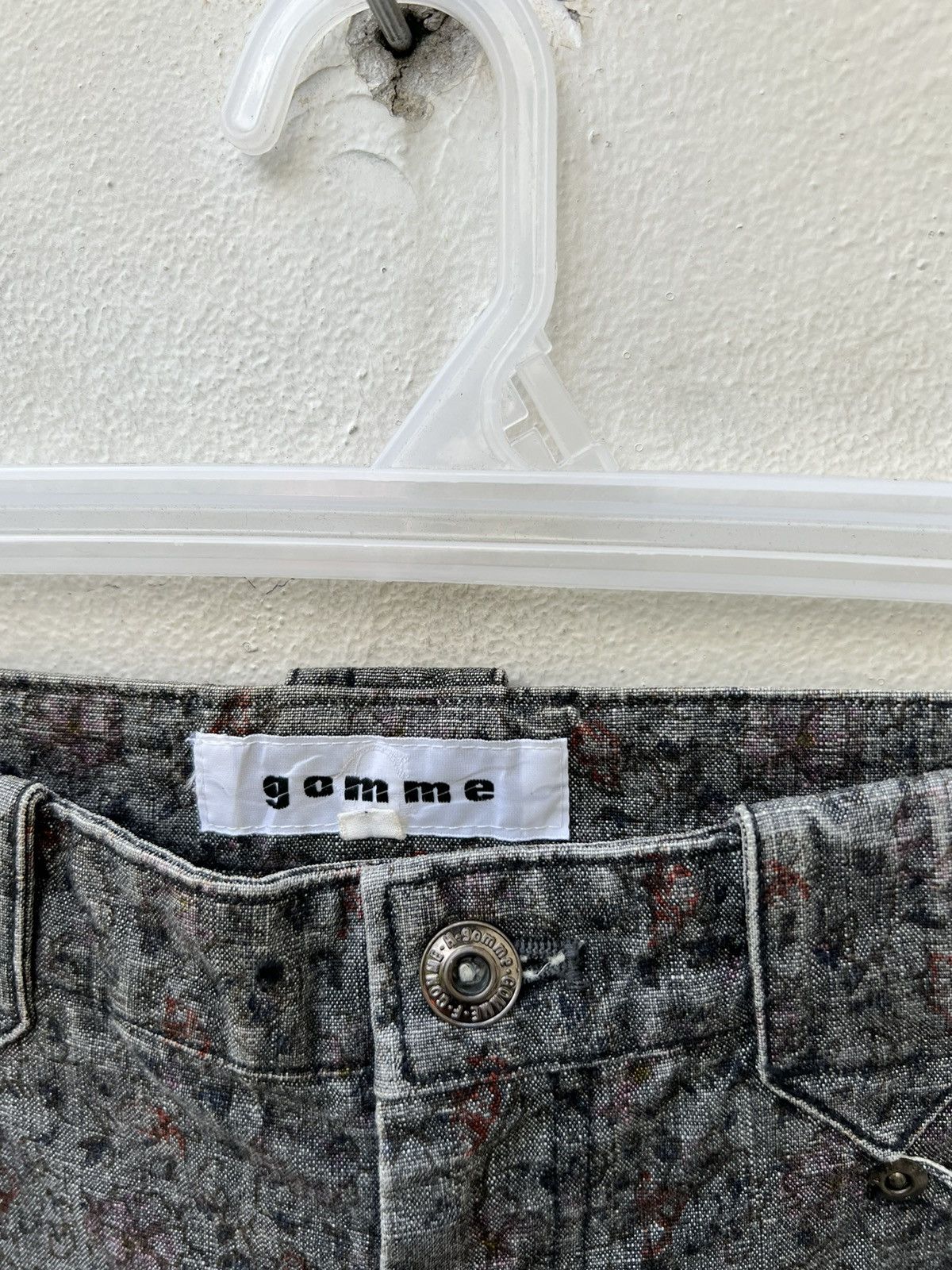 gomme Vintage Gomme Japan Westerner Flowery Wide Leg Jeans Size US 29 - 5 Thumbnail