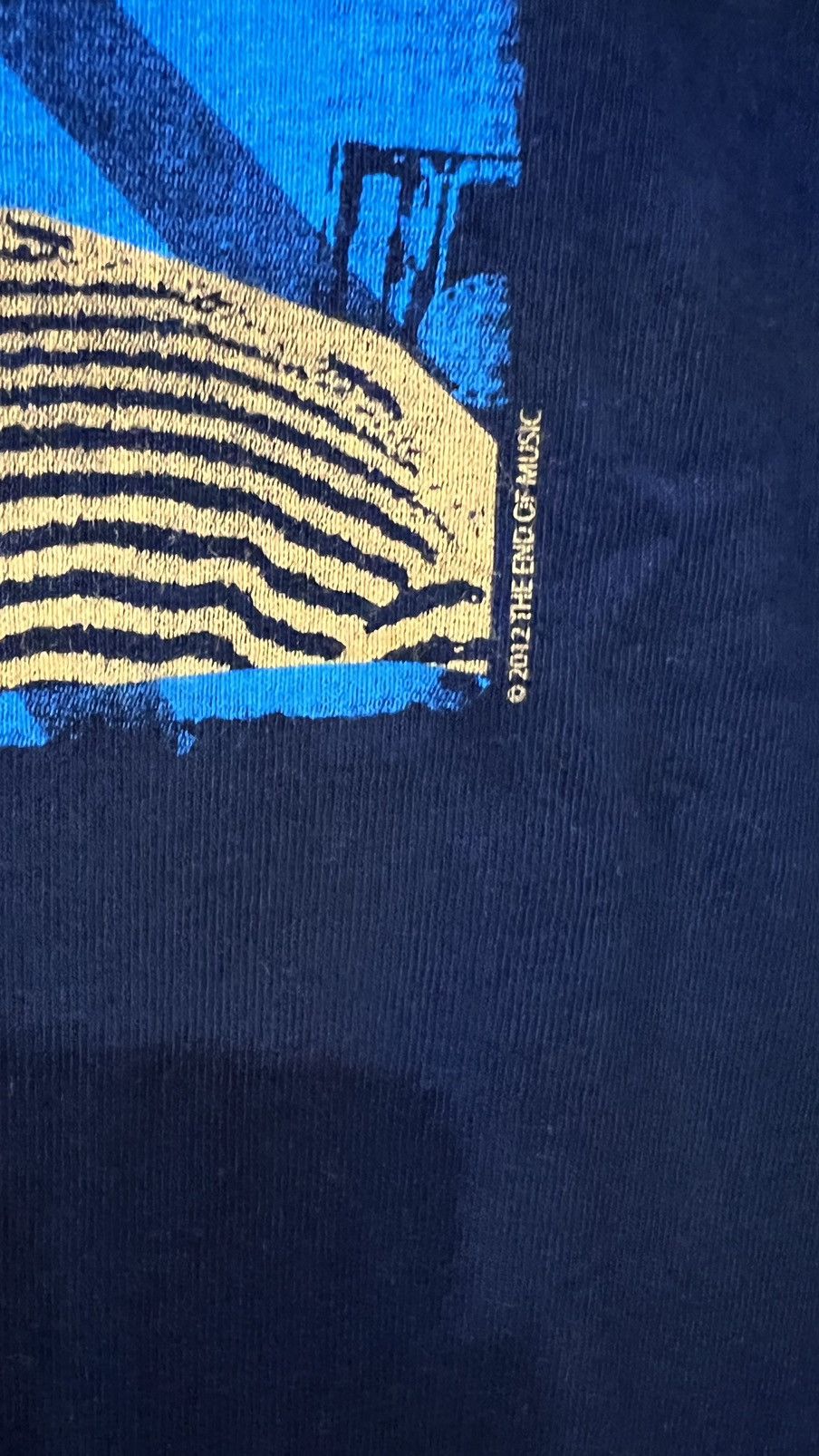 2012 Kurt Cobain The End of The Music TShirt size L