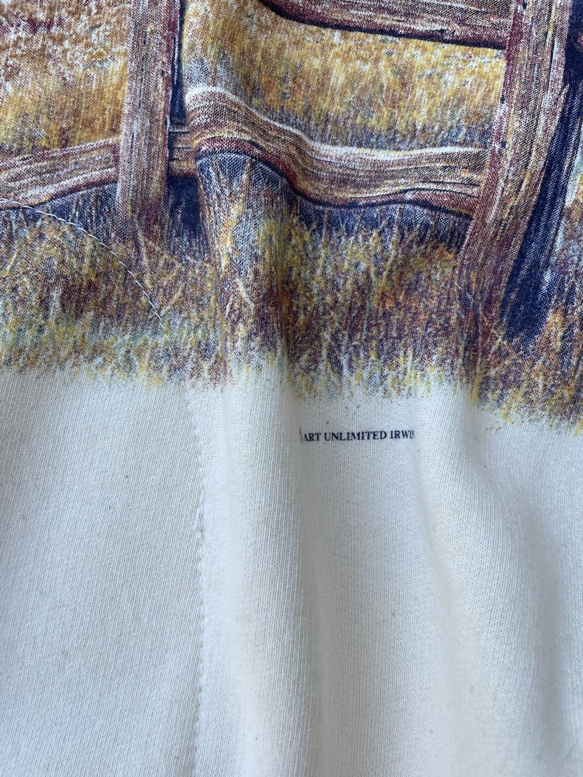 Vintage Vtg 90s AOP Nature Autumn Art Wrap Around Graphic Sweatshirt Size US XL / EU 56 / 4 - 5 Thumbnail