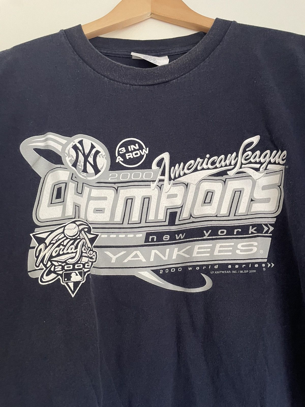 CSA 2000 New York Yankees World Series Tee Size US XL / EU 56 / 4 - 2 Thumbnail