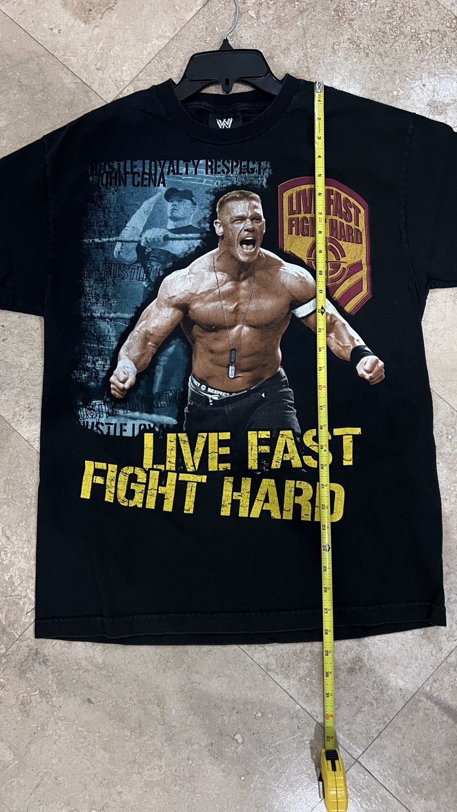 Vintage WWE Jhon Cena Live Fast Fight Hard Size L Size US L / EU 52-54 / 3 - 3 Thumbnail
