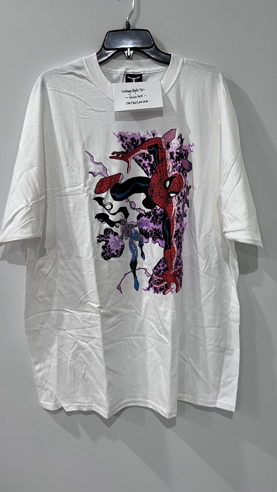 Marvel Comics × Vintage Graffiti/Marvel Spiderman TShirt Size 2XL Size US XXL / EU 58 / 5 - 1 Thumbnail