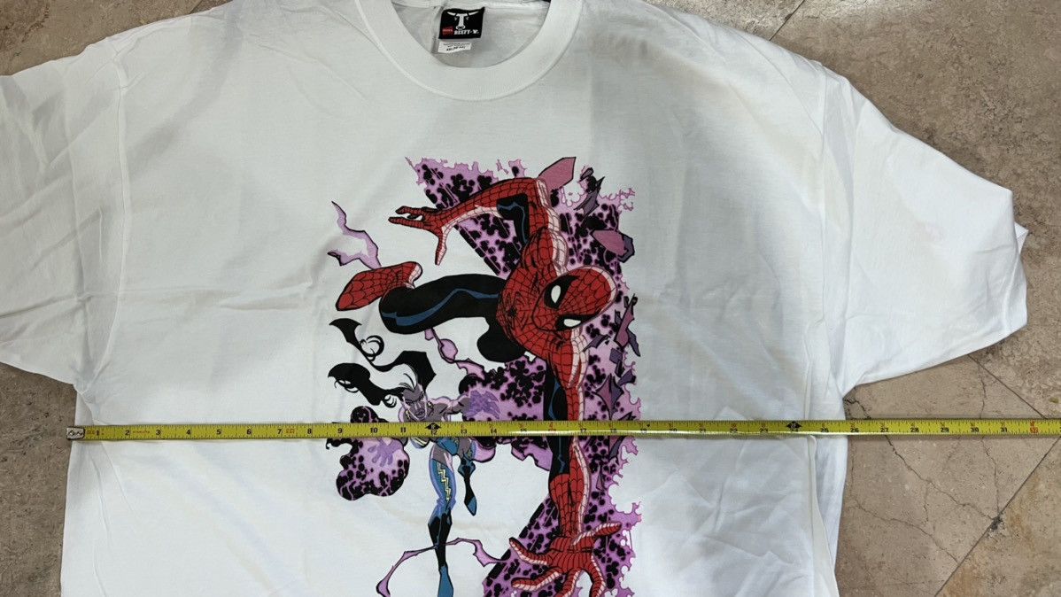 Marvel Comics × Vintage Graffiti/Marvel Spiderman TShirt Size 2XL Size US XXL / EU 58 / 5 - 4 Thumbnail