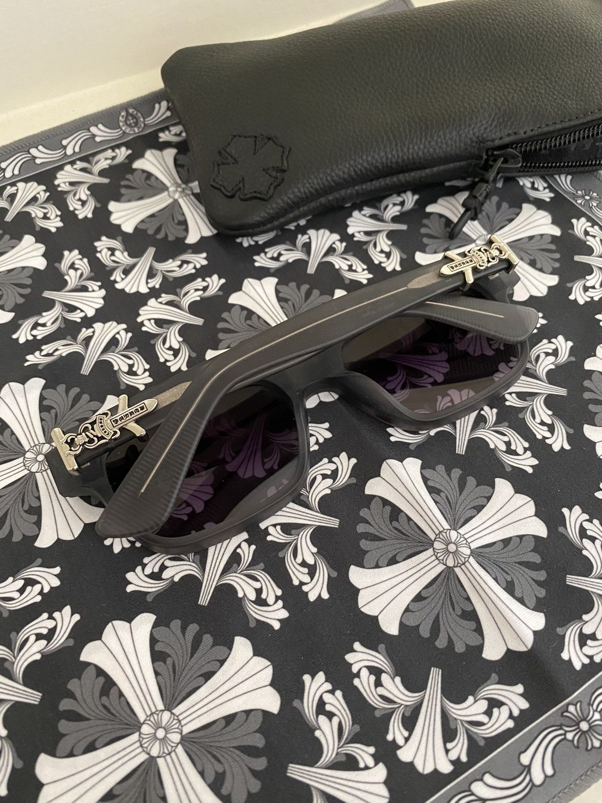 Chrome Hearts 🗡Chrome Hearts🗡Matte Graphite Vagillionaire Sunglasses ...