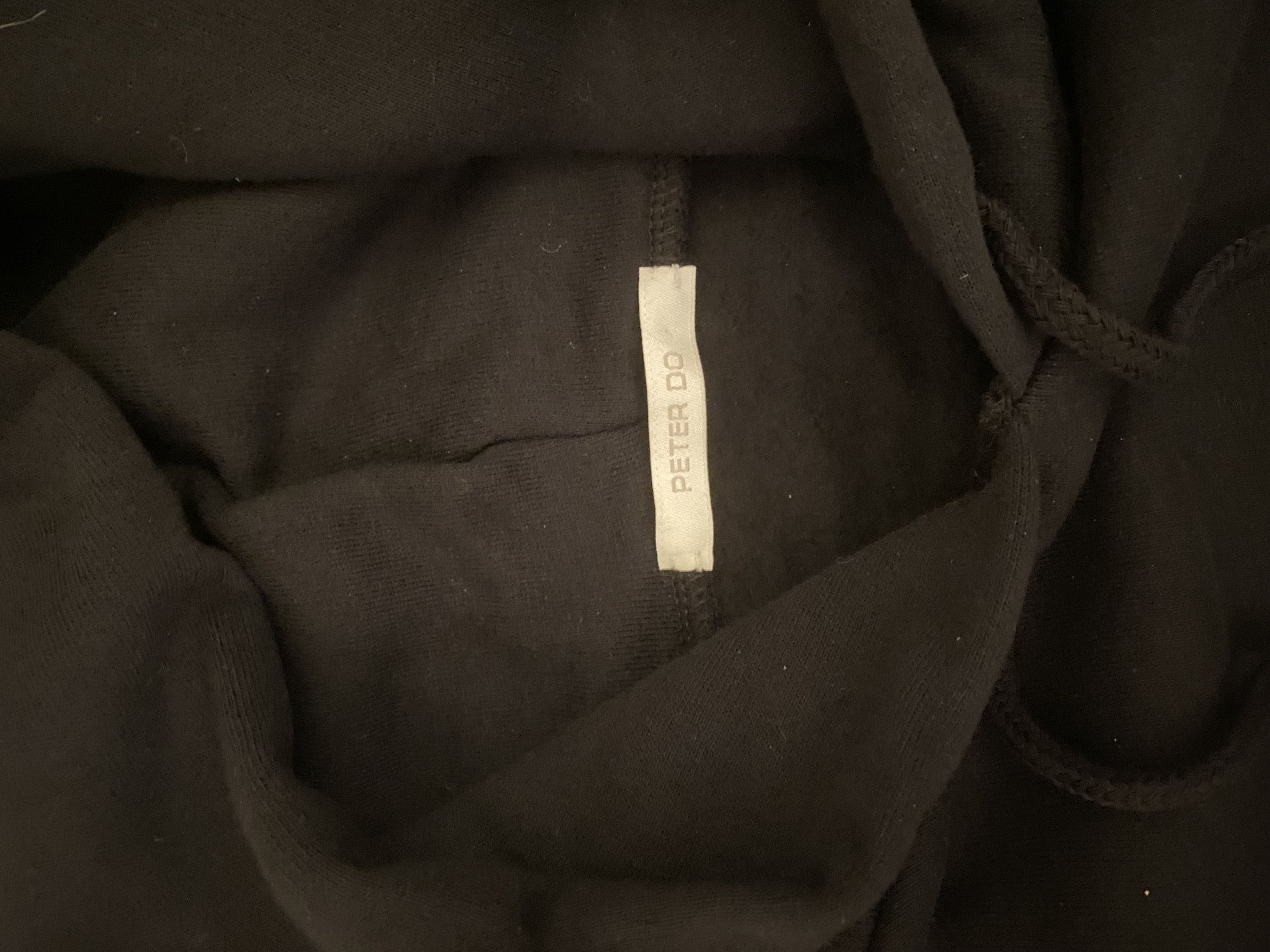 Peter Do Creased Logo Hoodie Size ONE SIZE - 3 Thumbnail
