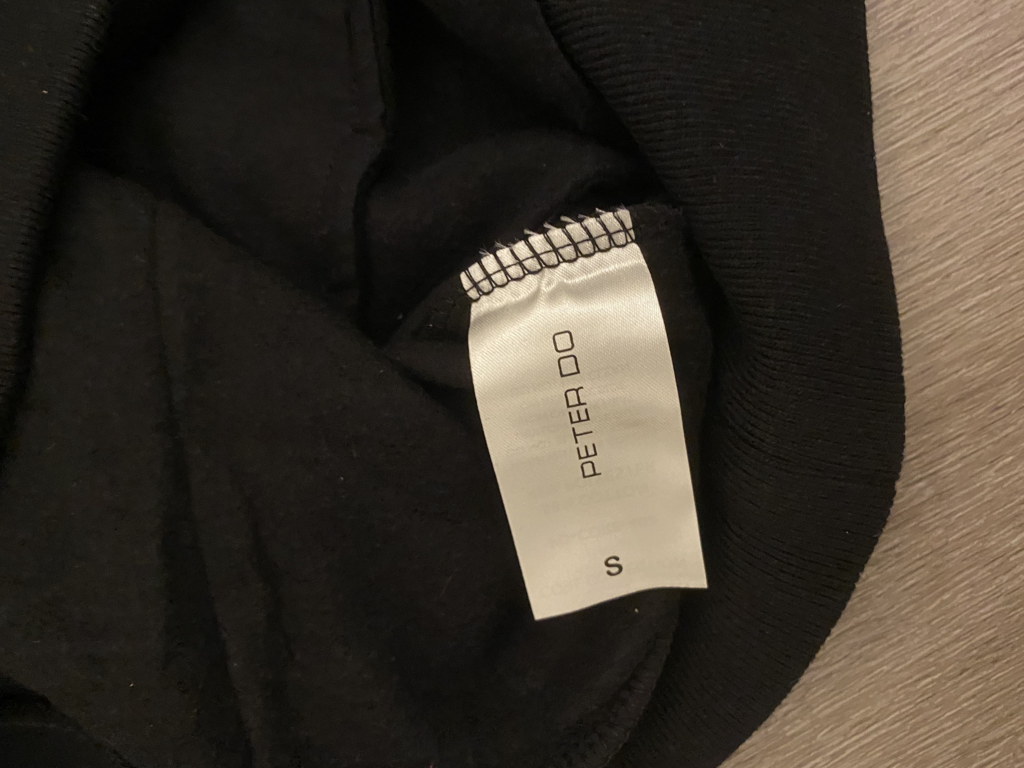Peter Do Creased Logo Hoodie Size ONE SIZE - 5 Thumbnail