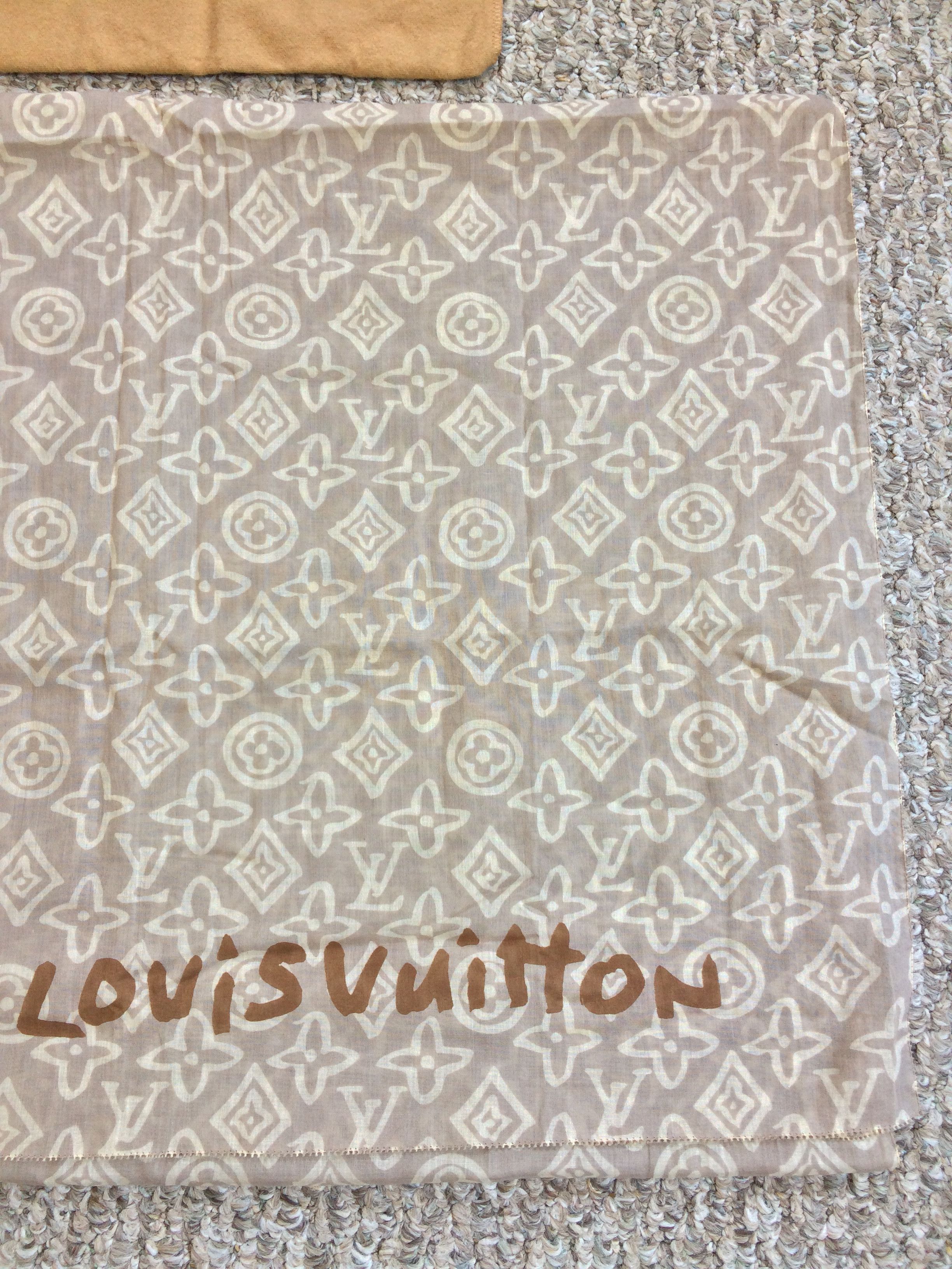 Louis Vuitton × Stephen Sprouse F/W 2008 Louis Vuitton x Sprouse Monogram Graffiti Scarf Size ONE SIZE - 3 Thumbnail