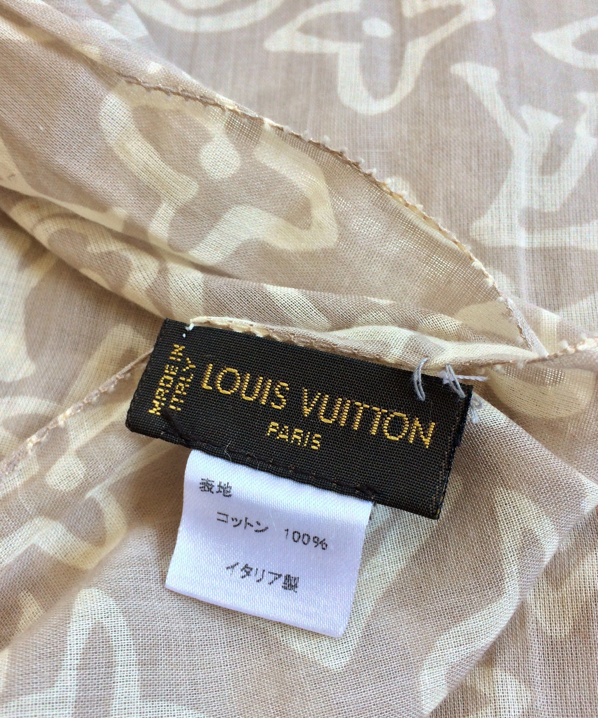 Louis Vuitton × Stephen Sprouse F/W 2008 Louis Vuitton x Sprouse Monogram Graffiti Scarf Size ONE SIZE - 5 Thumbnail