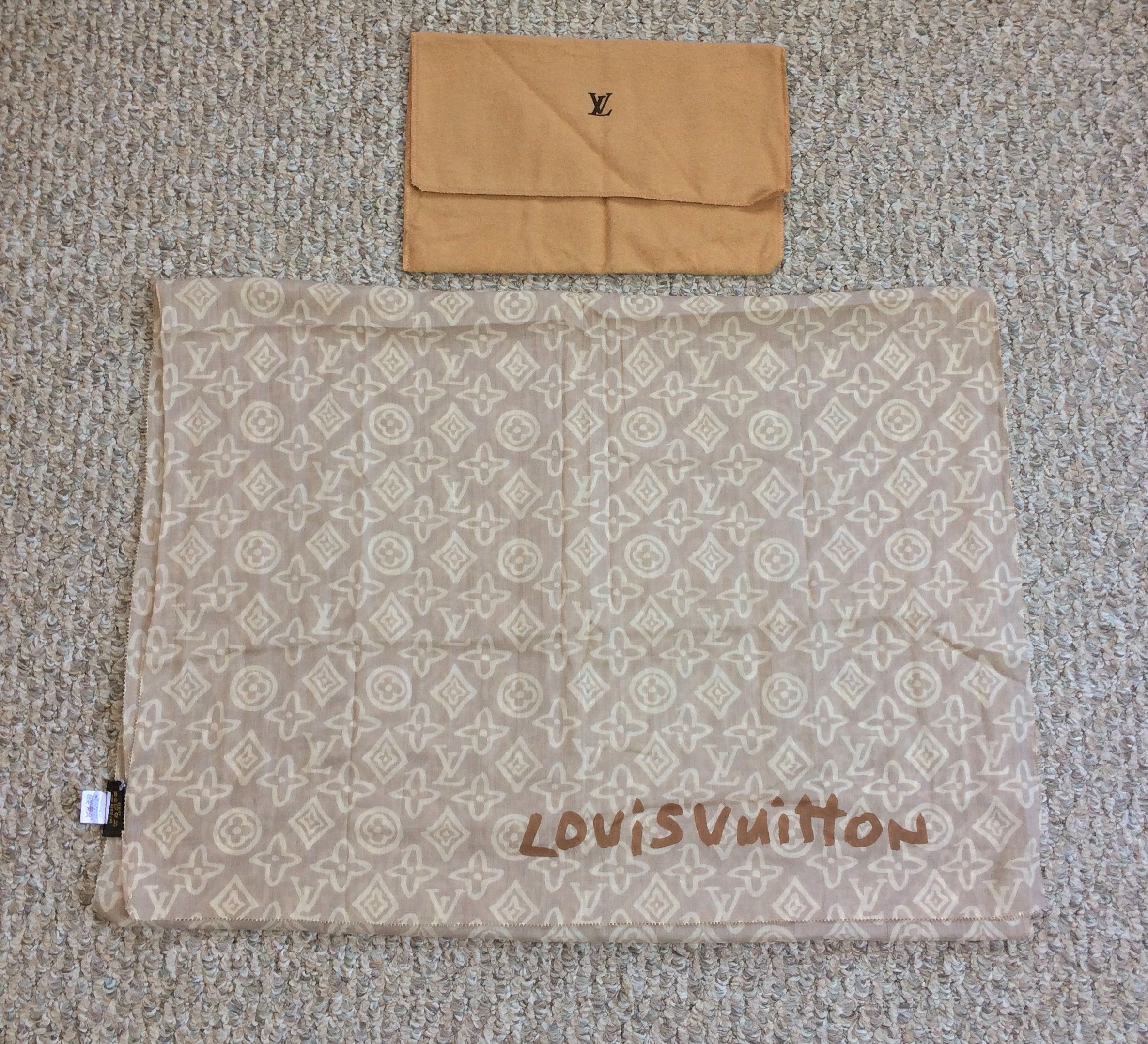 Louis Vuitton × Stephen Sprouse F/W 2008 Louis Vuitton x Sprouse Monogram Graffiti Scarf Size ONE SIZE - 1 Thumbnail