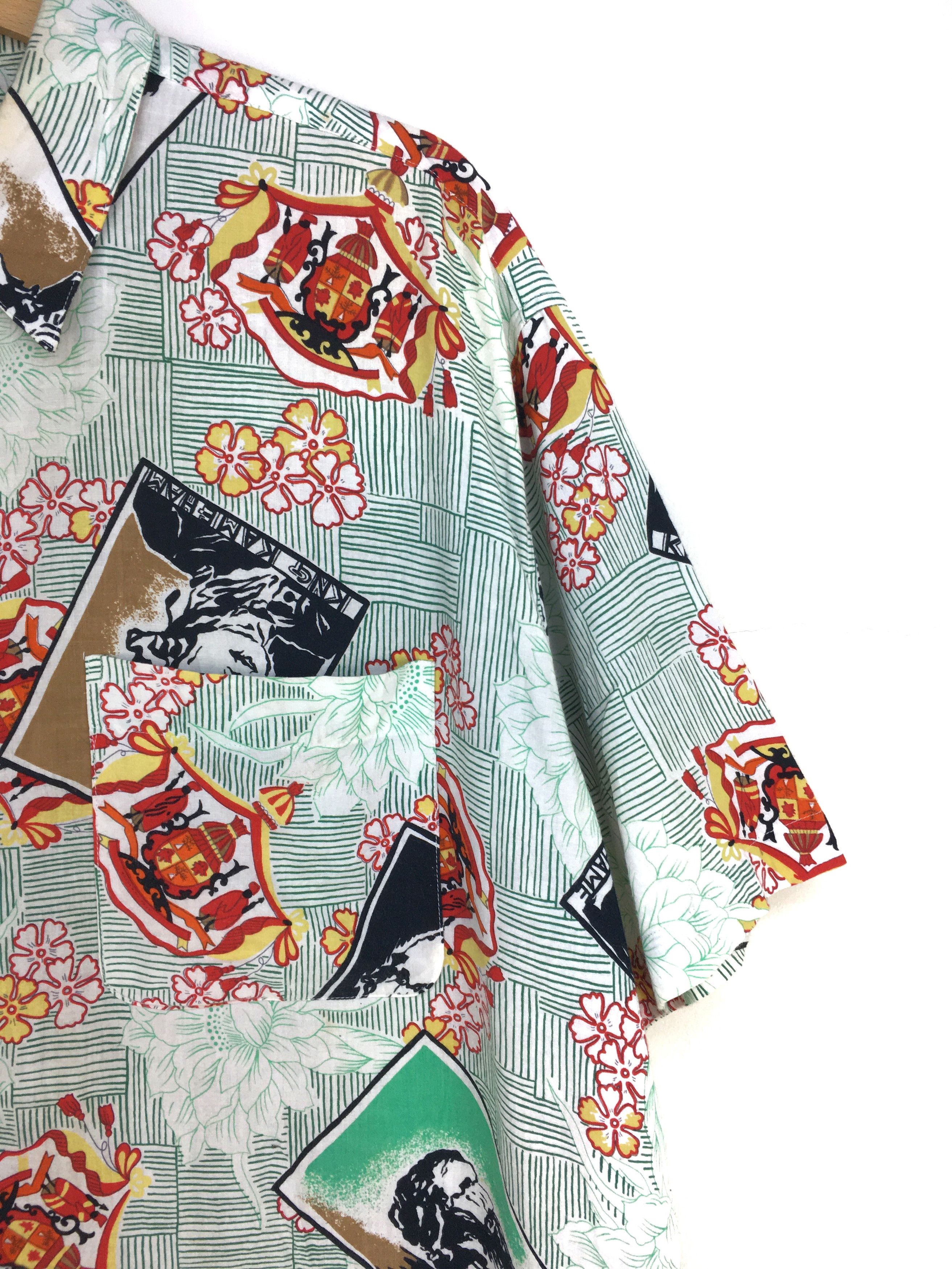 Sun Surf Vintage King Kamehame & Queen Lilino Alani Potrait Hawaiian Size US L / EU 52-54 / 3 - 3 Thumbnail