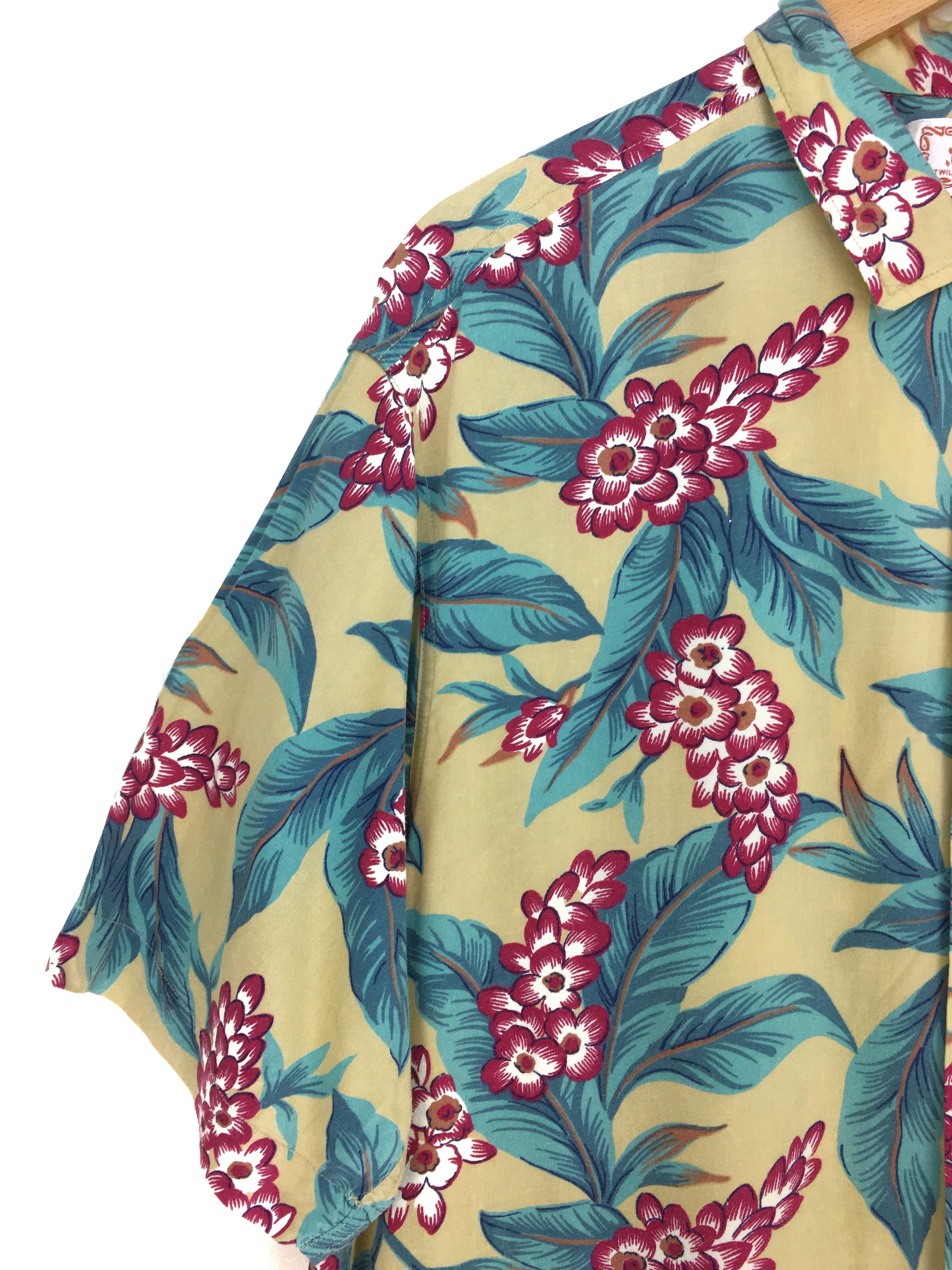 Vintage Vintage Hawaiian MELA Asian Flowers Rayon Shirt Size US L / EU 52-54 / 3 - 2 Thumbnail