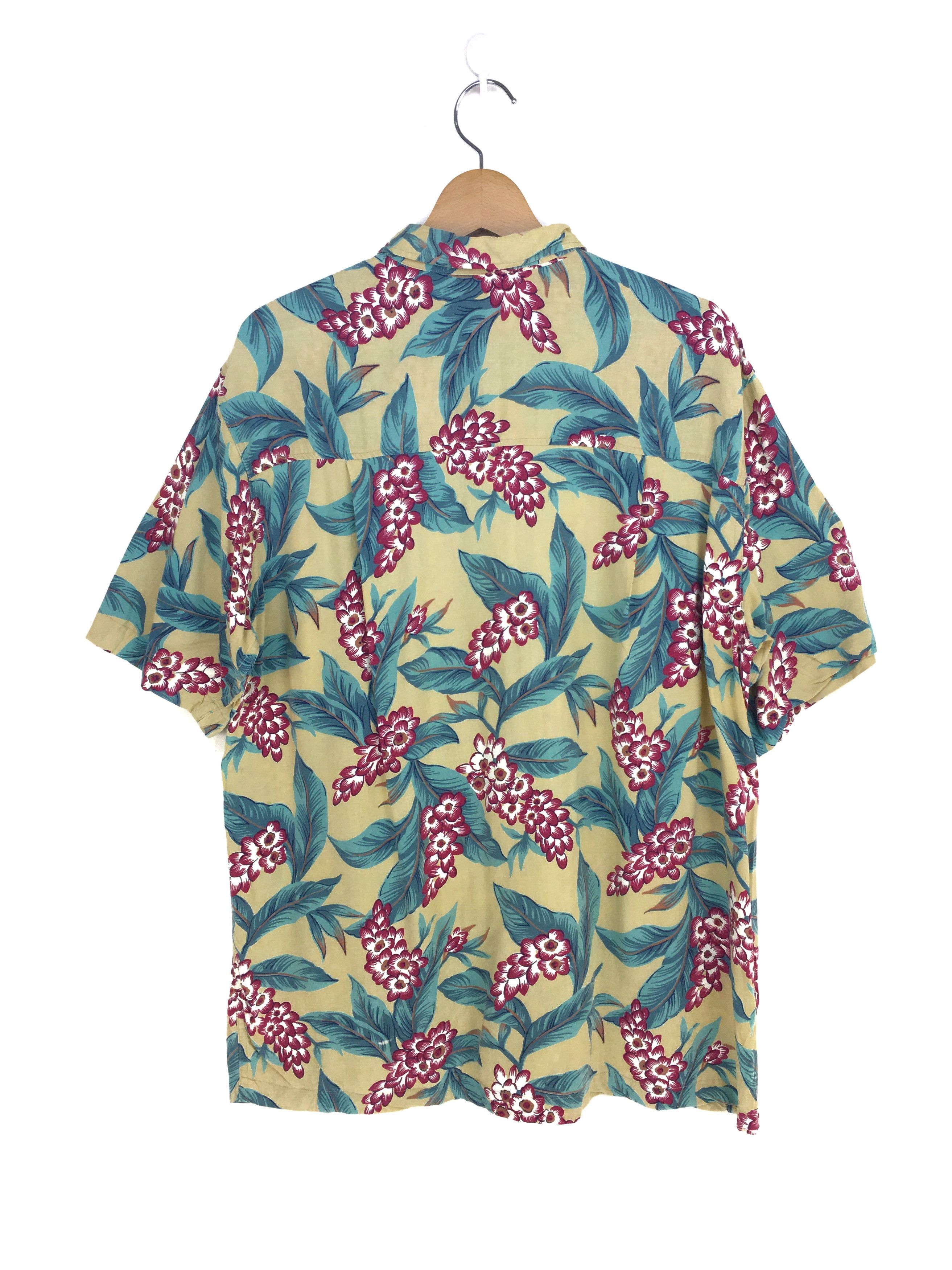 Vintage Vintage Hawaiian MELA Asian Flowers Rayon Shirt Size US L / EU 52-54 / 3 - 9 Thumbnail