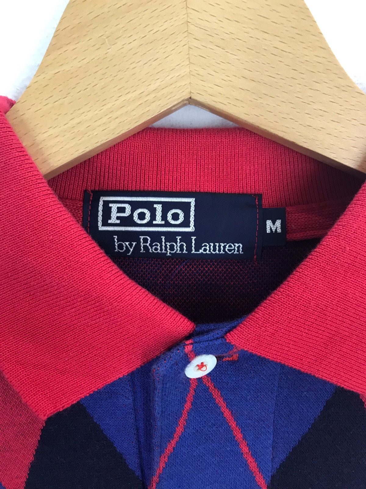 Polo Ralph Lauren Vintage 90s POLO RALPH LAUREN Diamond Multi Colour Shirt Size US M / EU 48-50 / 2 - 5 Thumbnail