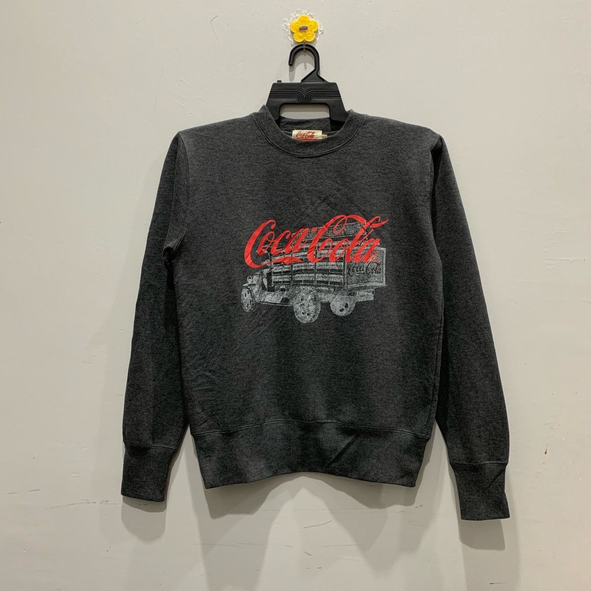 Coca Cola × Japanese Brand × Vintage COLA-COLA Sweatshirt Size M Fit S Size US S / EU 44-46 / 1 - 1 Thumbnail
