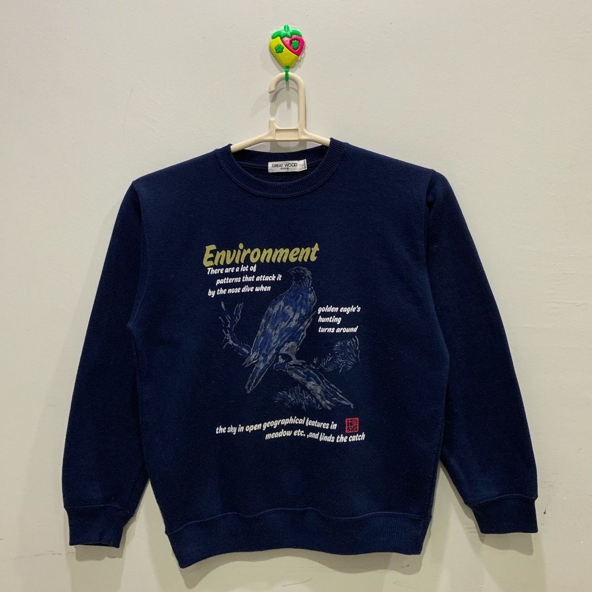 Japanese Brand × Vintage GREAT WOOD HOUSE Sweatshirts Size M Size US M / EU 48-50 / 2 - 1 Thumbnail