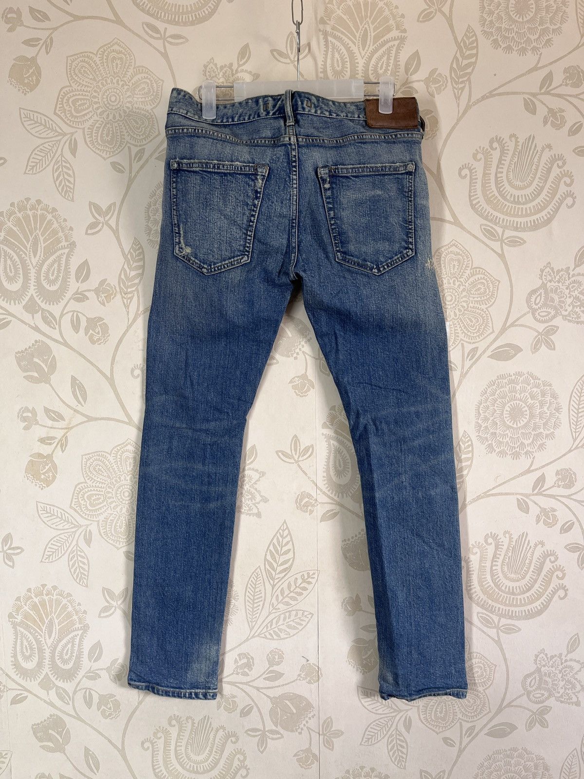 Japanese Brand GOA Redline Selvedge Denim Ripped Distressed Japan Size US 28 / EU 44 - 2 Thumbnail