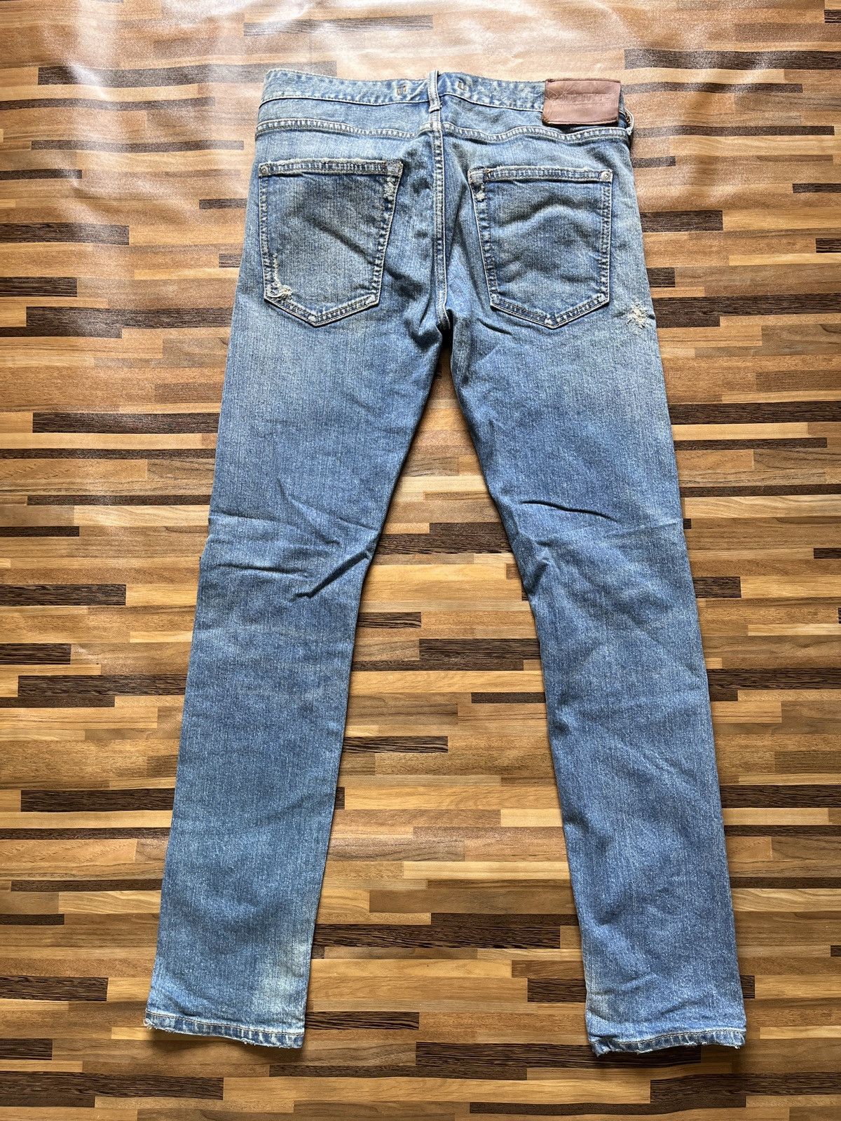 Japanese Brand GOA Redline Selvedge Denim Ripped Distressed Japan Size US 28 / EU 44 - 17 Thumbnail