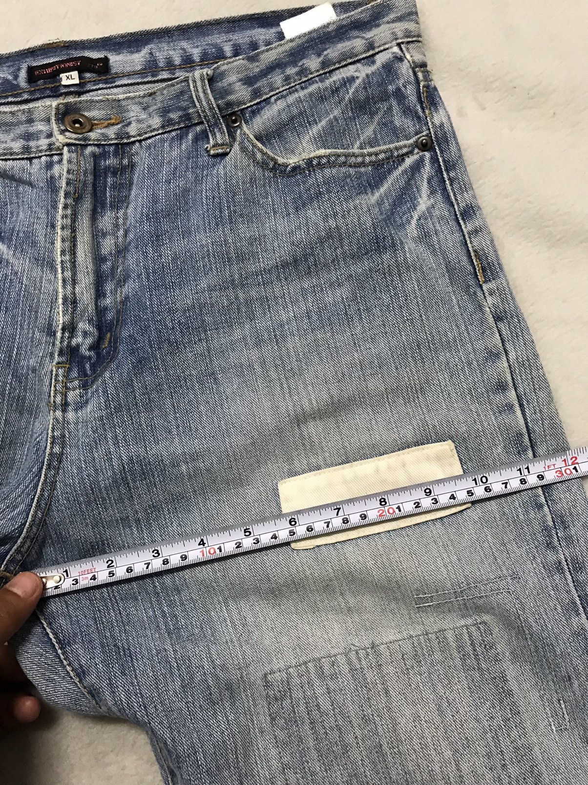 Other Japanese Brand Distressed&Pacthwork Denim Jeans Size 35-36 Size US 36 / EU 52 - 12 Thumbnail