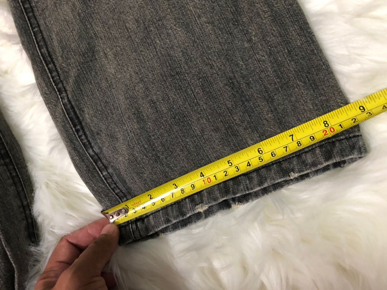 Designer Double Waist Distressed Insparational by TRAVIS SCHOTT Size US 32 / EU 48 - 15 Thumbnail