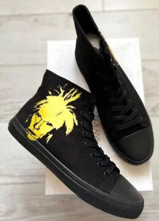 Calvin Klein “Andy Warhol” canvas shoe