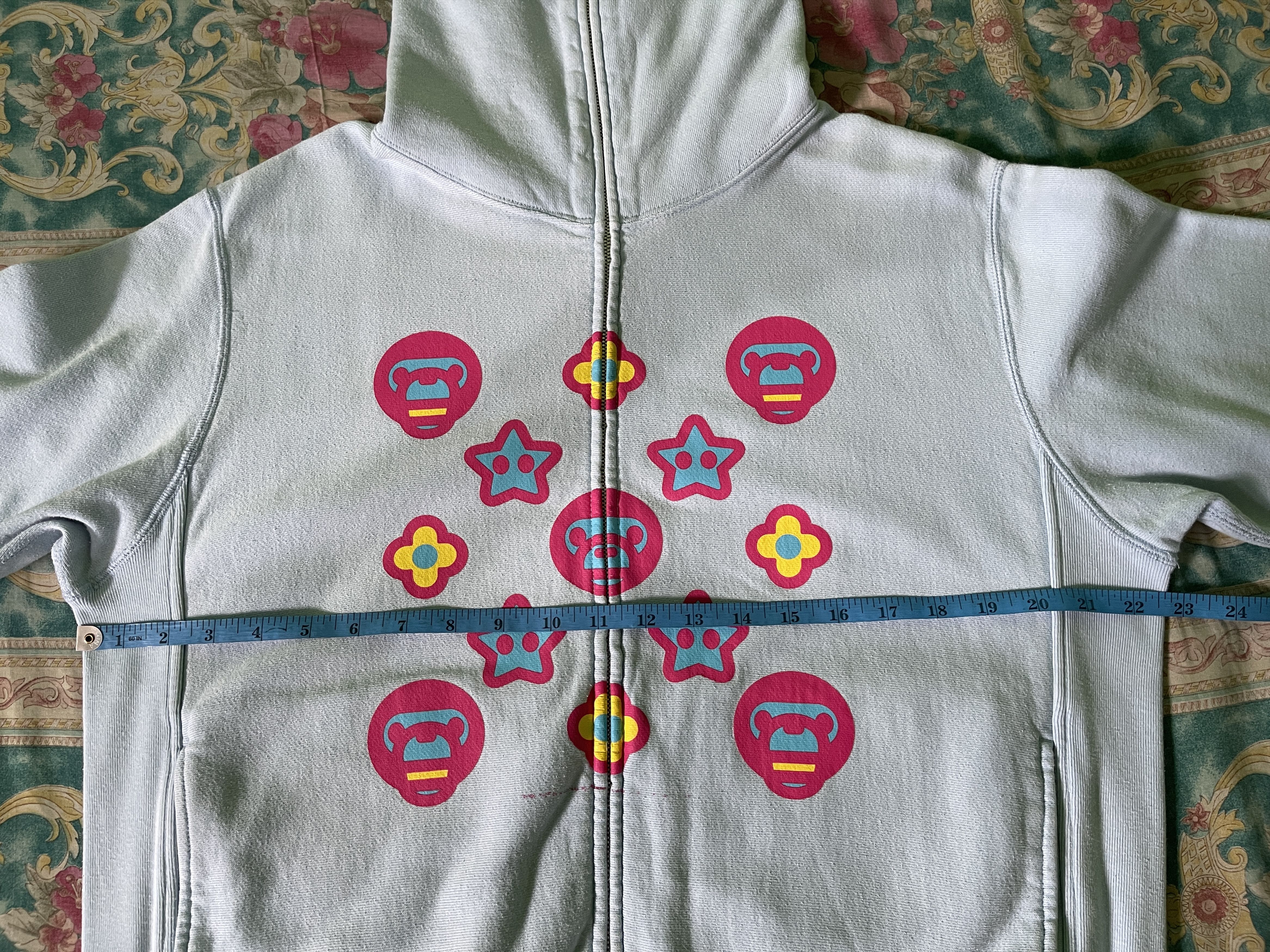 Bape Full zip Hoodie Bape Baby Milo Monogram Size US M / EU 48-50 / 2 - 22 Thumbnail