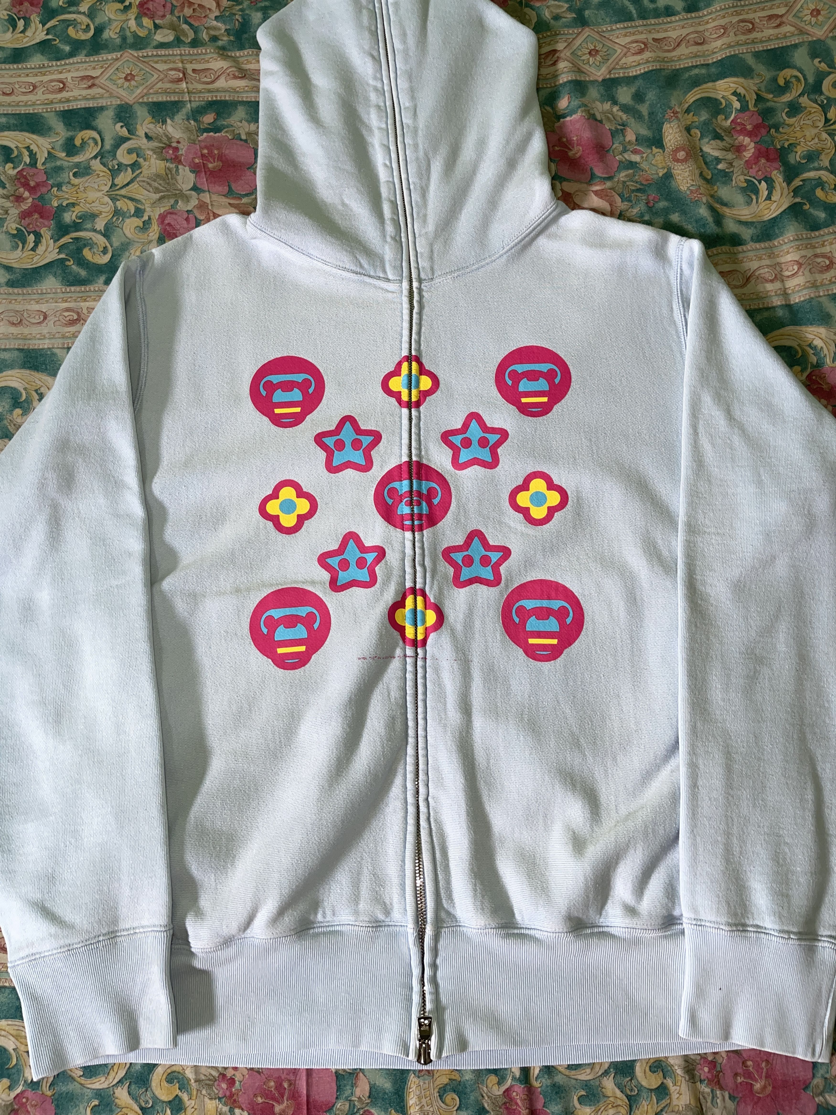Bape Full zip Hoodie Bape Baby Milo Monogram Size US M / EU 48-50 / 2 - 4 Thumbnail