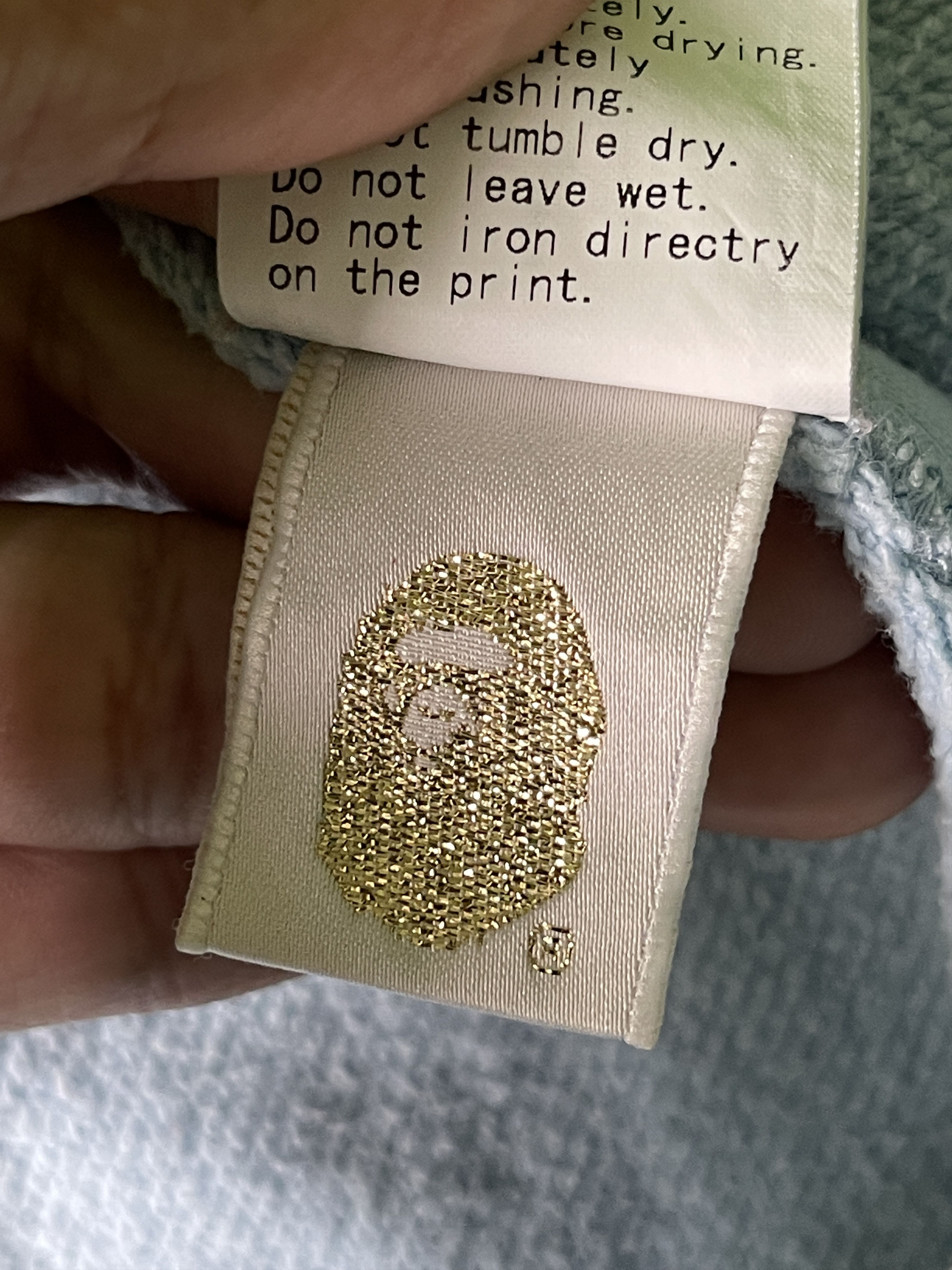 Bape Full zip Hoodie Bape Baby Milo Monogram Size US M / EU 48-50 / 2 - 20 Thumbnail