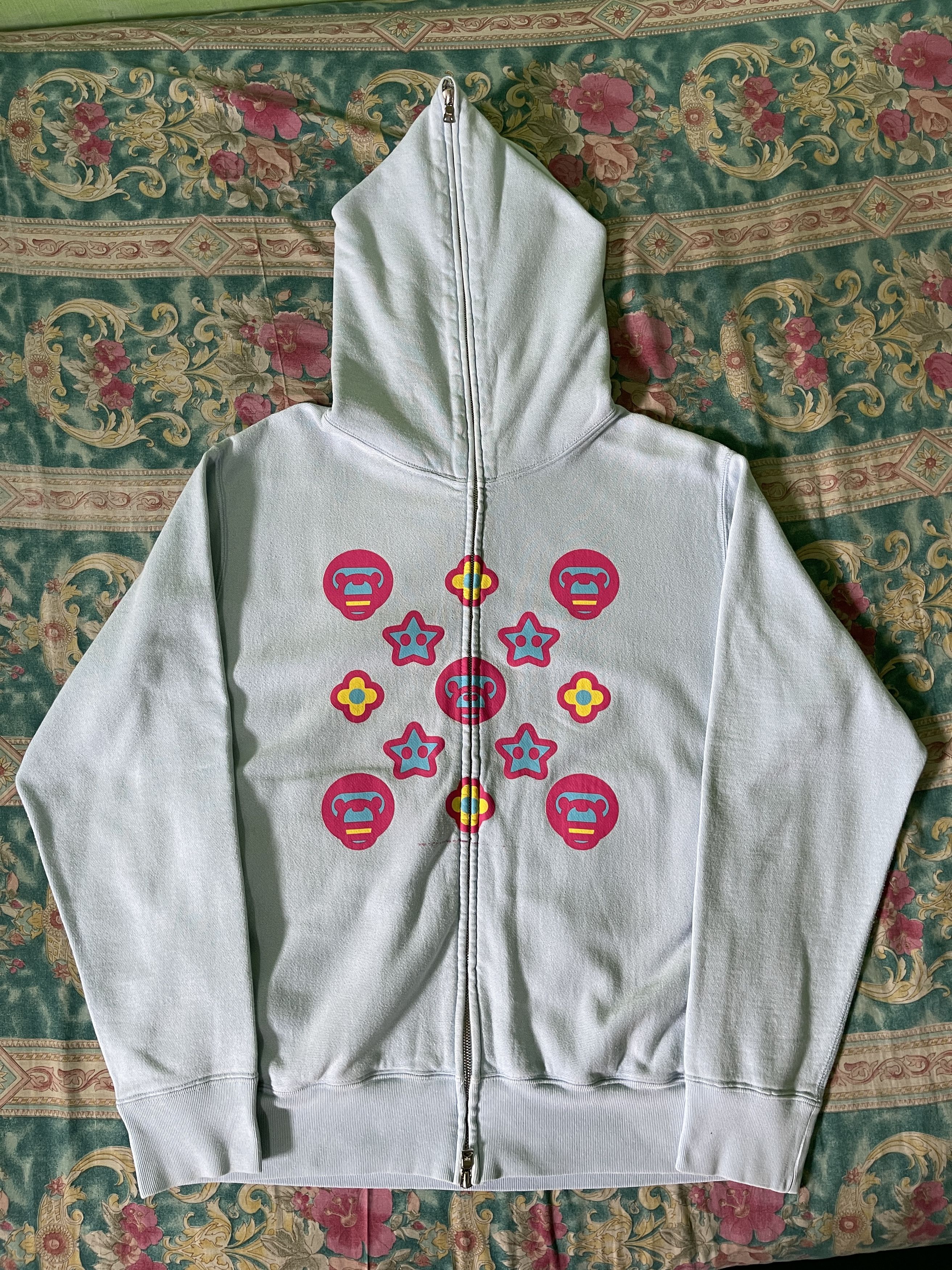 Bape Full zip Hoodie Bape Baby Milo Monogram Size US M / EU 48-50 / 2 - 1 Thumbnail