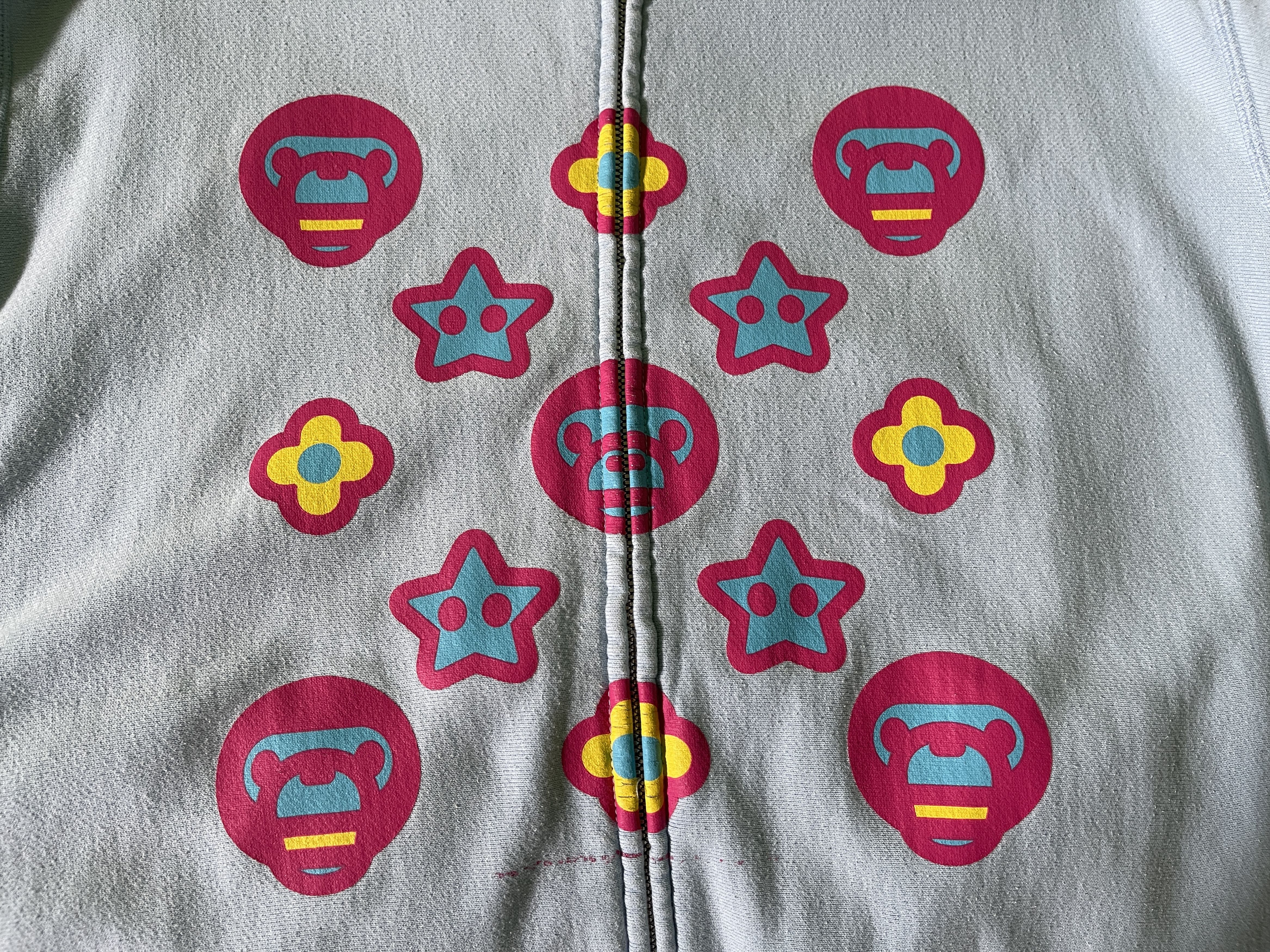 Bape Full zip Hoodie Bape Baby Milo Monogram Size US M / EU 48-50 / 2 - 6 Thumbnail