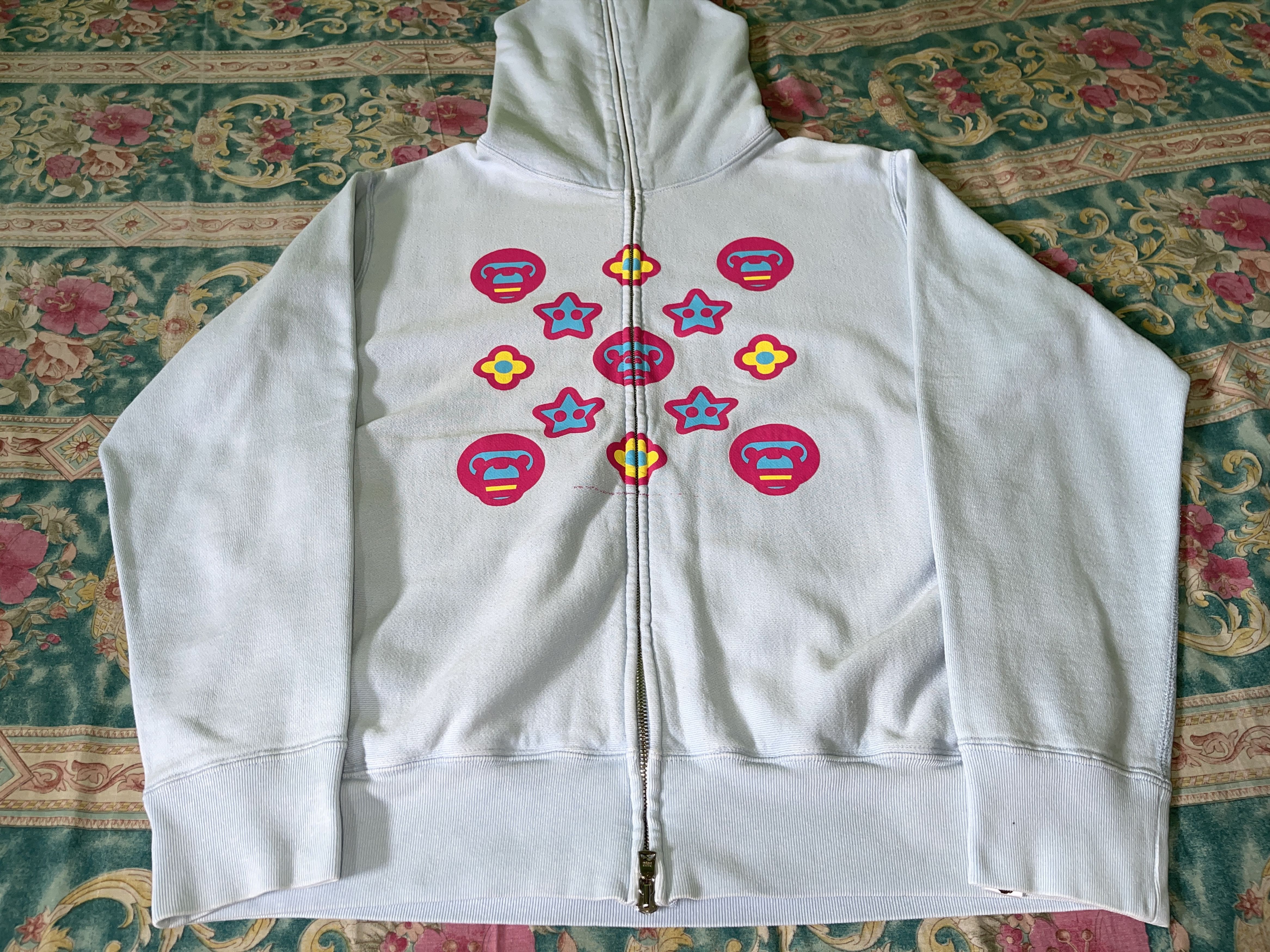 Bape Full zip Hoodie Bape Baby Milo Monogram Size US M / EU 48-50 / 2 - 5 Thumbnail