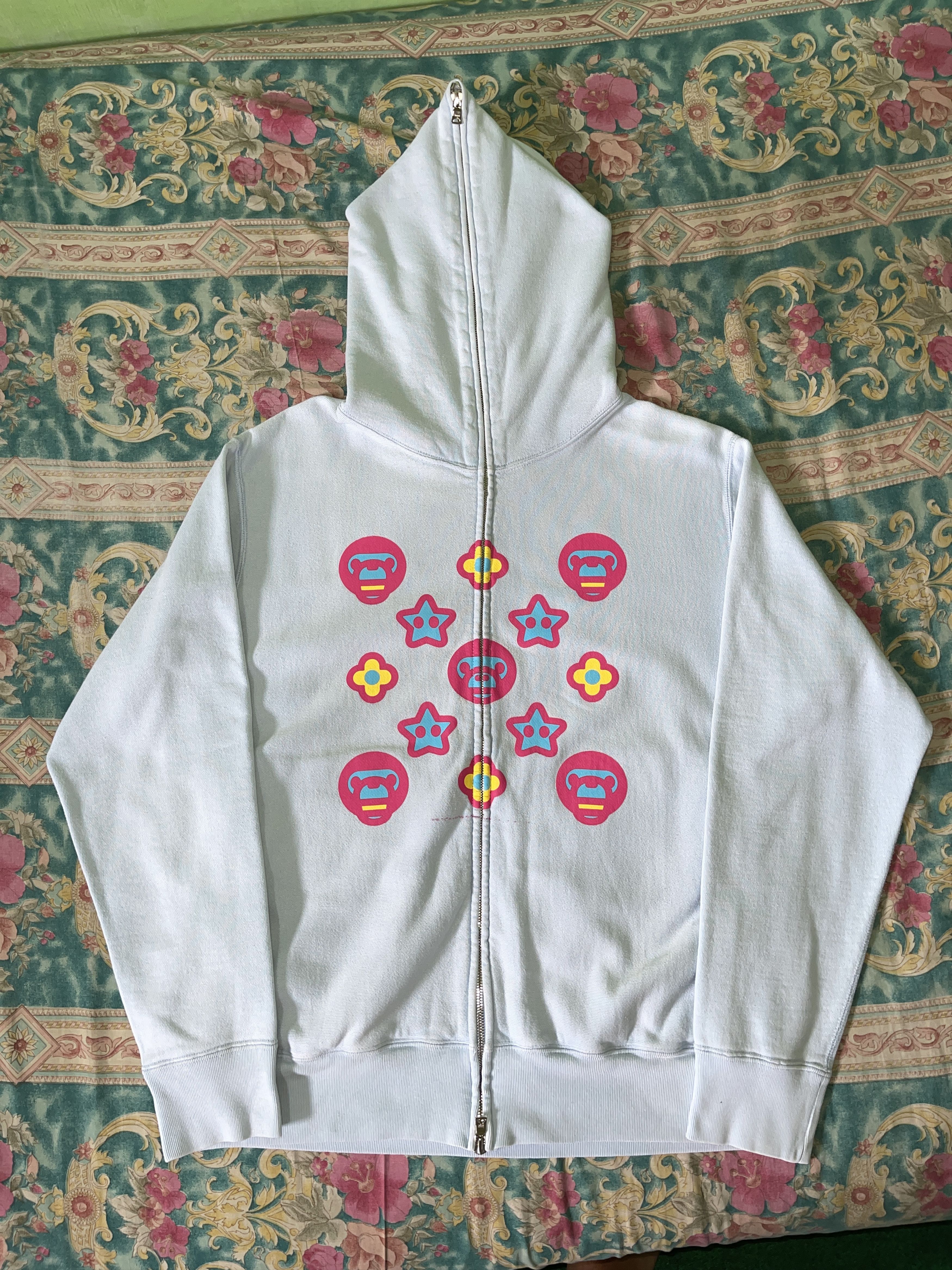 Bape Full zip Hoodie Bape Baby Milo Monogram Size US M / EU 48-50 / 2 - 3 Thumbnail