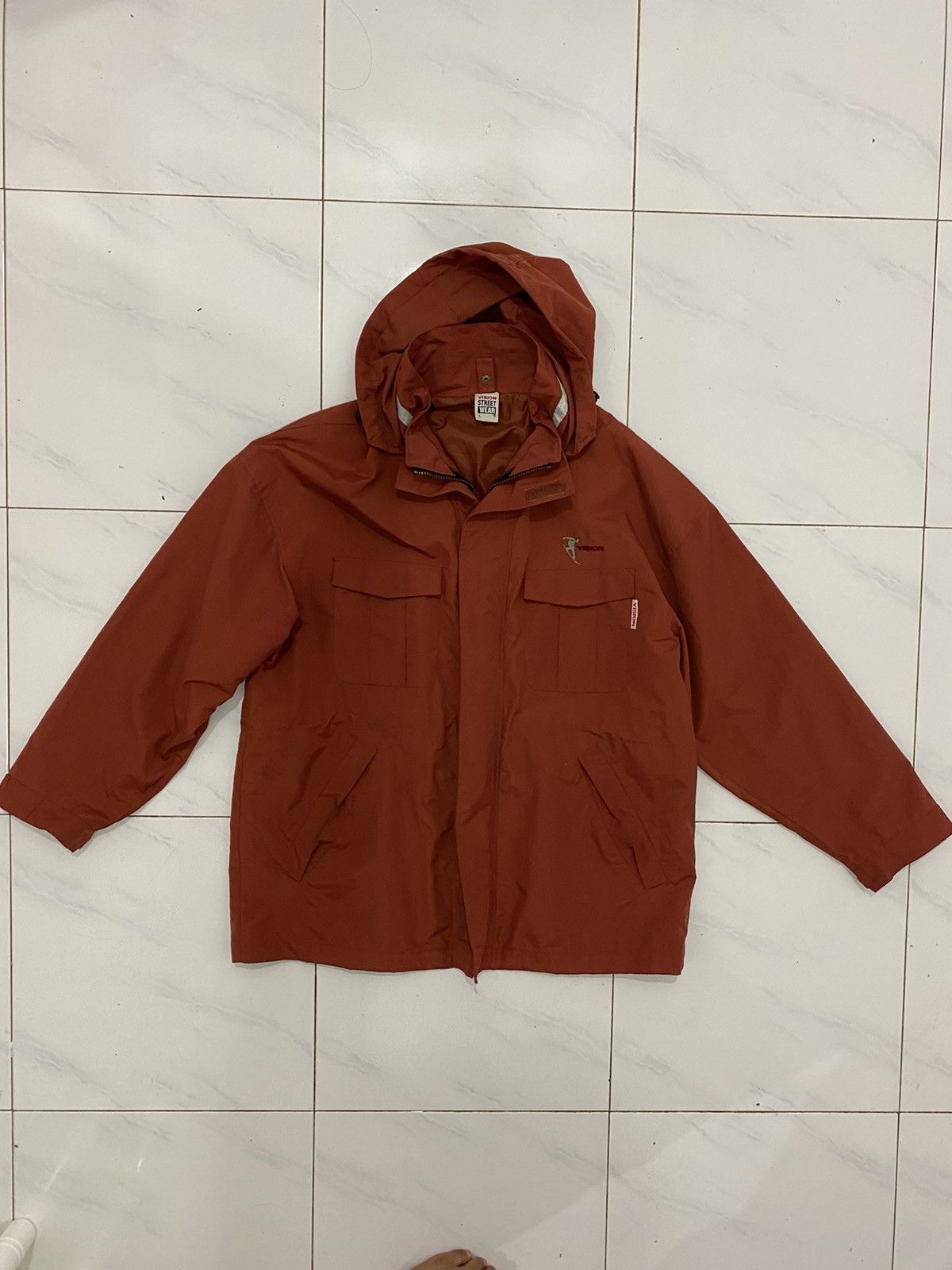 Vision Streetwear VTG Vision Streetwear Double Zipper Hoodie Jacket Size US L / EU 52-54 / 3 - 1 Thumbnail