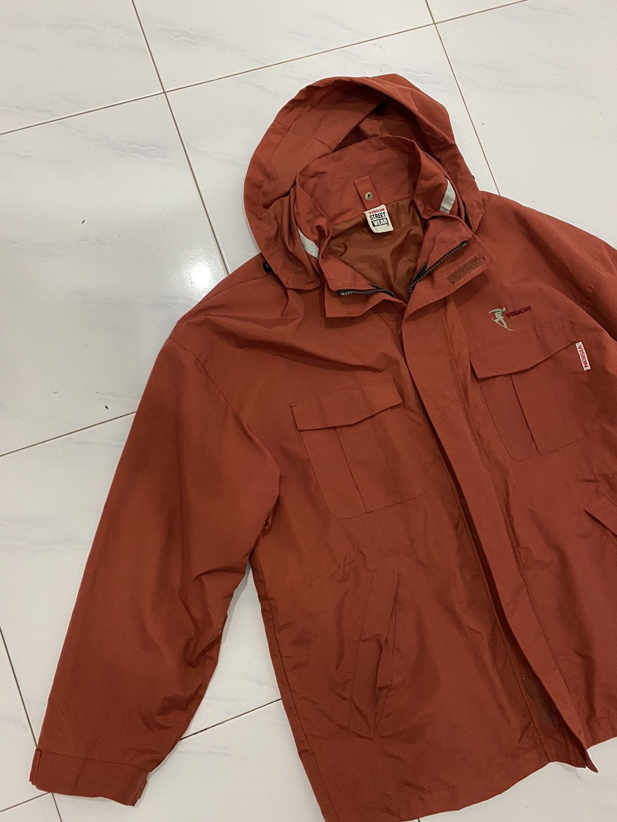 Vision Streetwear VTG Vision Streetwear Double Zipper Hoodie Jacket Size US L / EU 52-54 / 3 - 2 Thumbnail