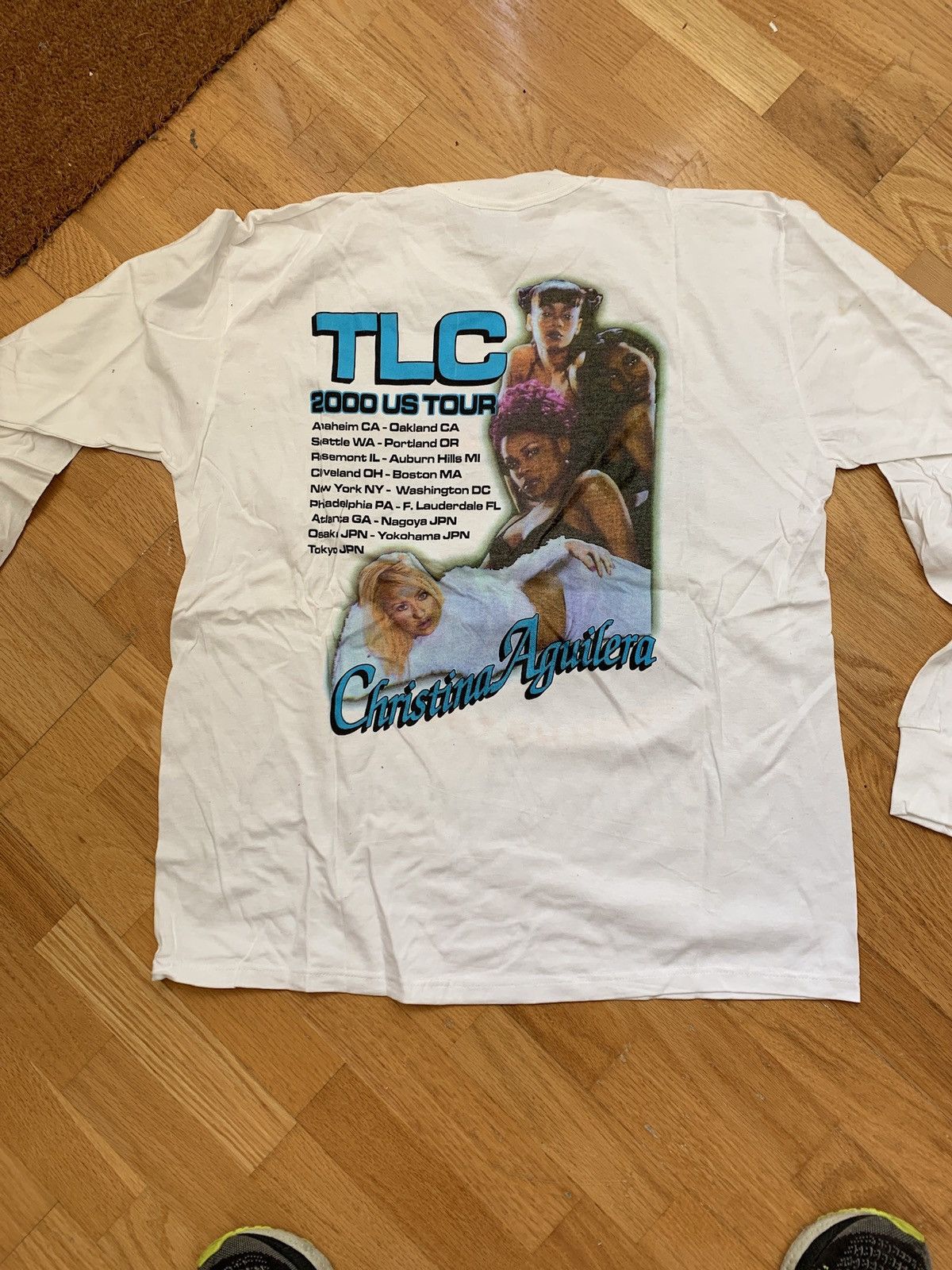 Fruit Of The Loom × Rap Tees × Vintage Vintage TLC Concert 2000 US tour shirt Size US XL / EU 56 / 4 - 2 Thumbnail