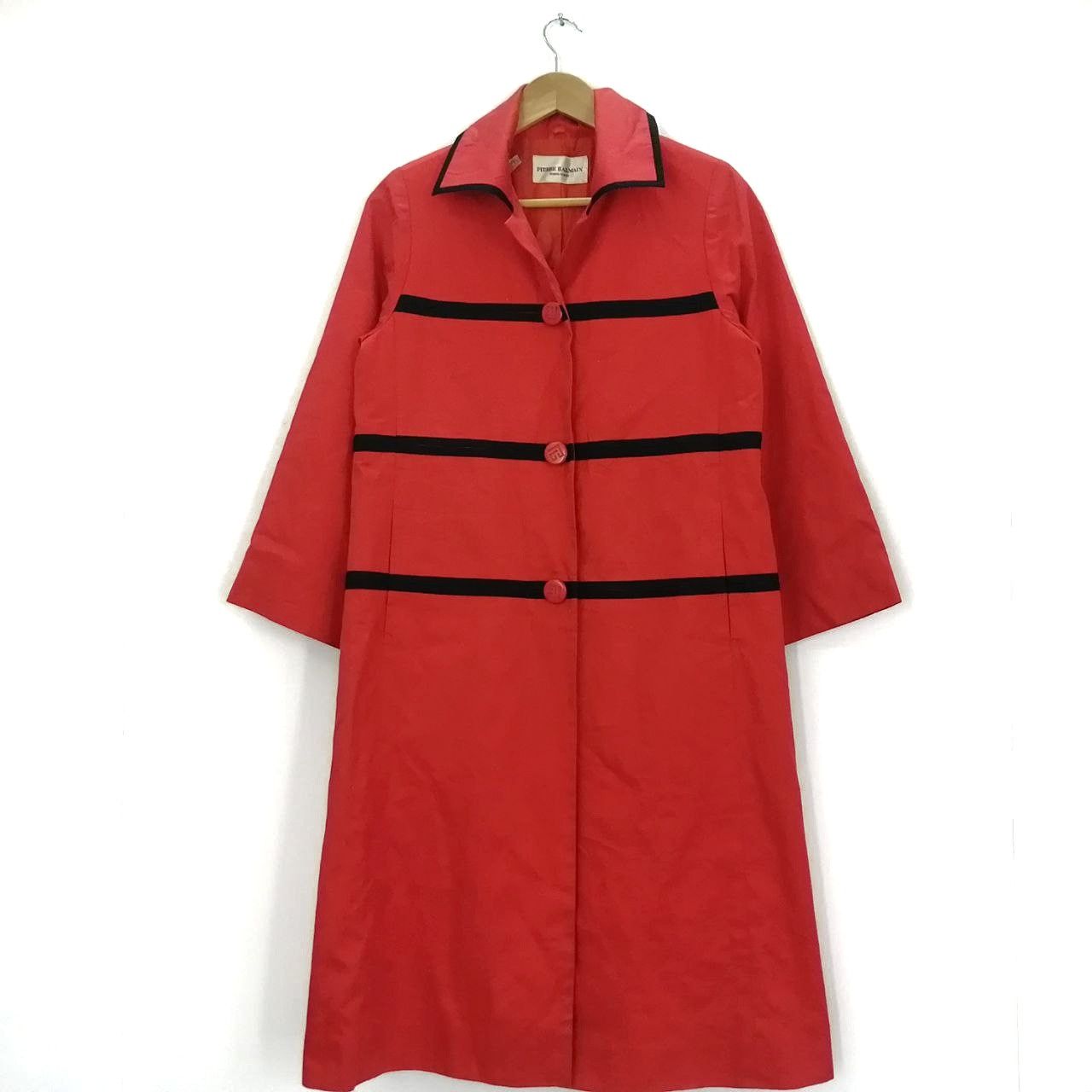 Vintage Pierre Cardin Long Red Jacket Nice Design
