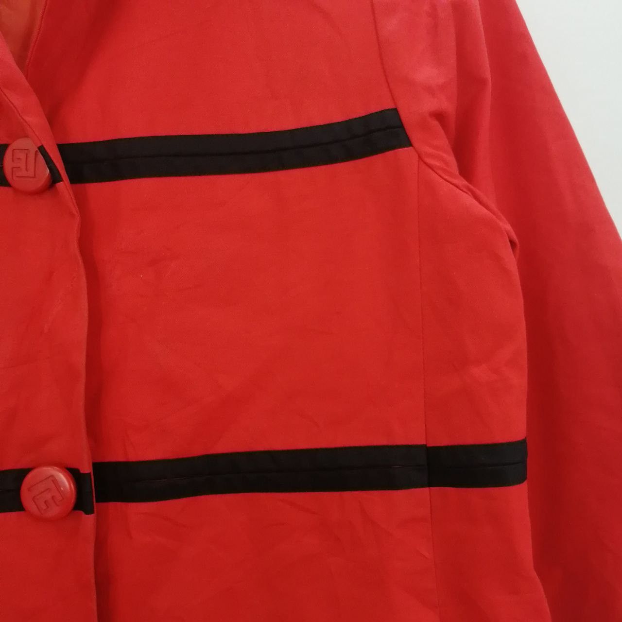 Pierre Cardin Vintage Pierre Cardin Long Red Jacket Nice Design Size M / US 6-8 / IT 42-44 - 4 Thumbnail