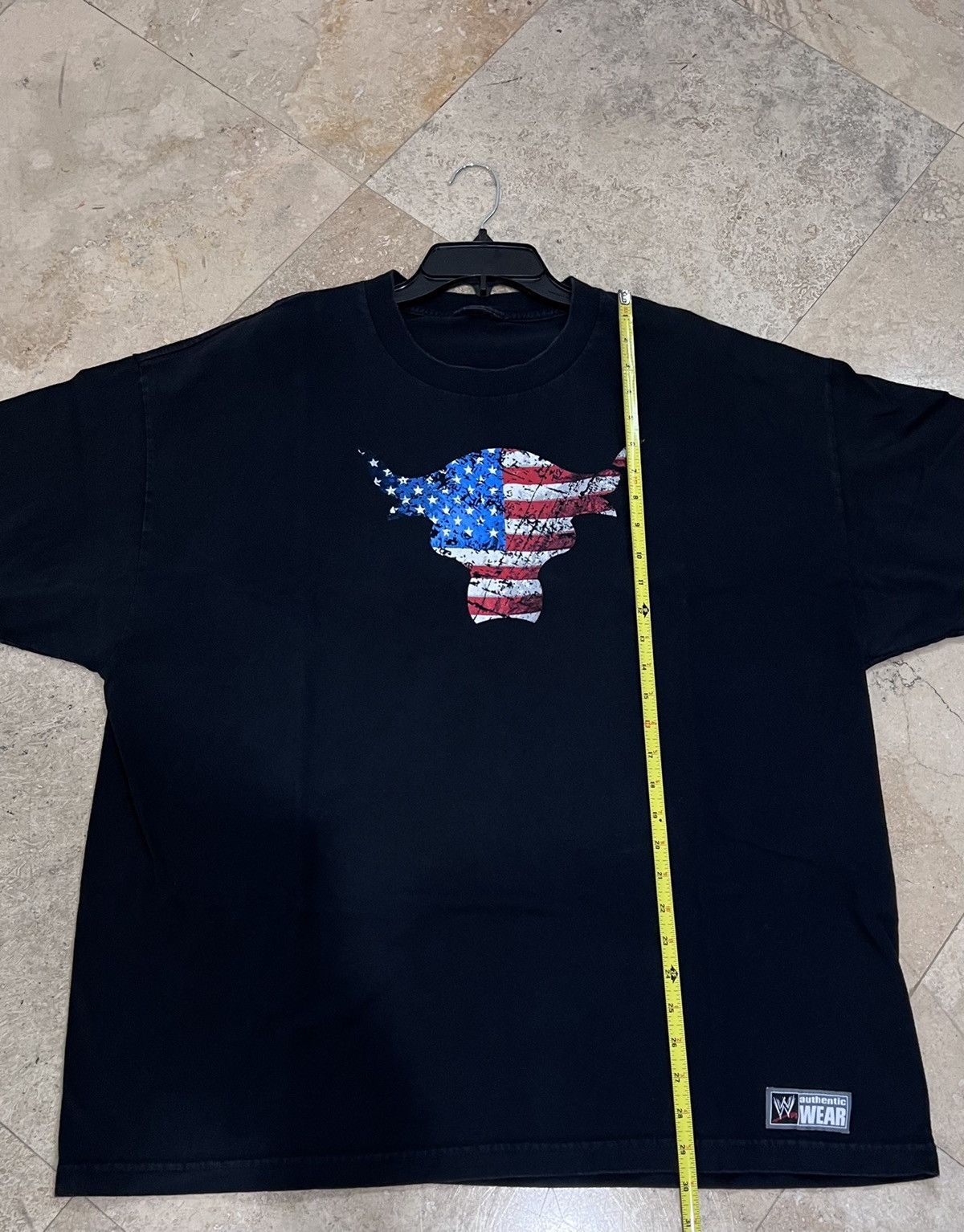 Vintage WWE The Rock American Flag Bull Team Bring It Size XL Size US XL / EU 56 / 4 - 6 Thumbnail