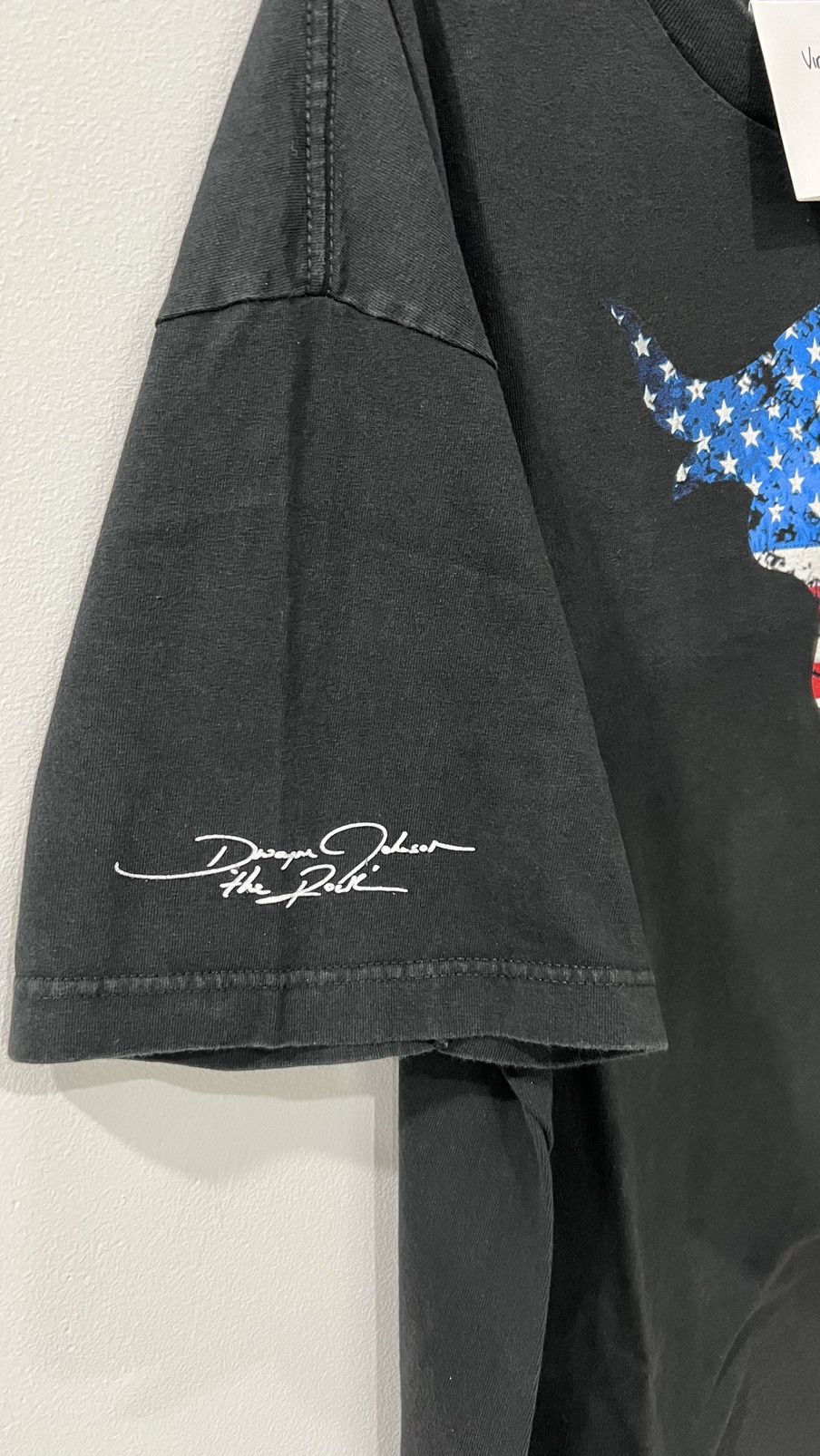 Vintage WWE The Rock American Flag Bull Team Bring It Size XL Size US XL / EU 56 / 4 - 3 Thumbnail