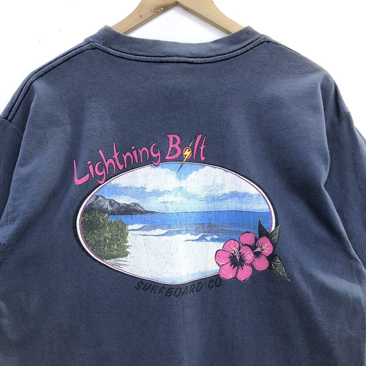 Lightning Bolt Vintage Lightning Bolt Surfing Graphic Tshirt Size US L / EU 52-54 / 3 - 8 Thumbnail