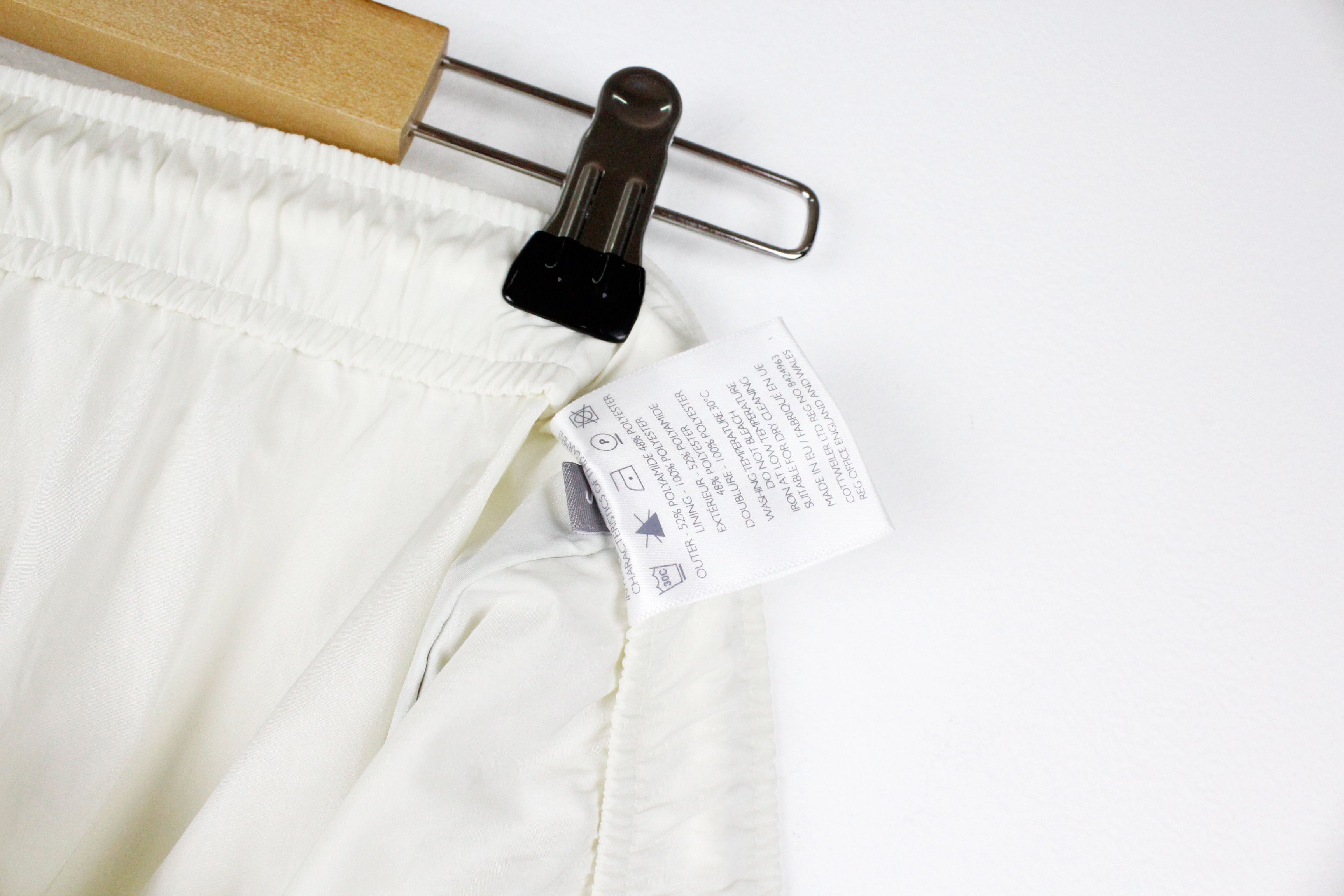 Cottweiler Cottweiler White Cream Nylon Track Pants Size US 30 / EU 46 - 11 Thumbnail