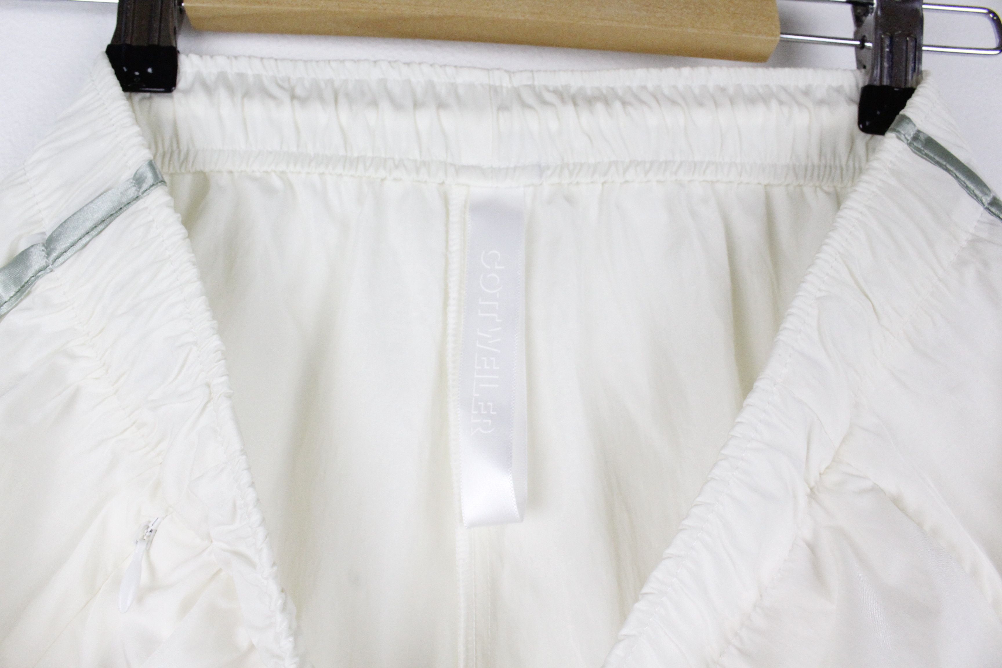 Cottweiler Cottweiler White Cream Nylon Track Pants Size US 30 / EU 46 - 9 Thumbnail
