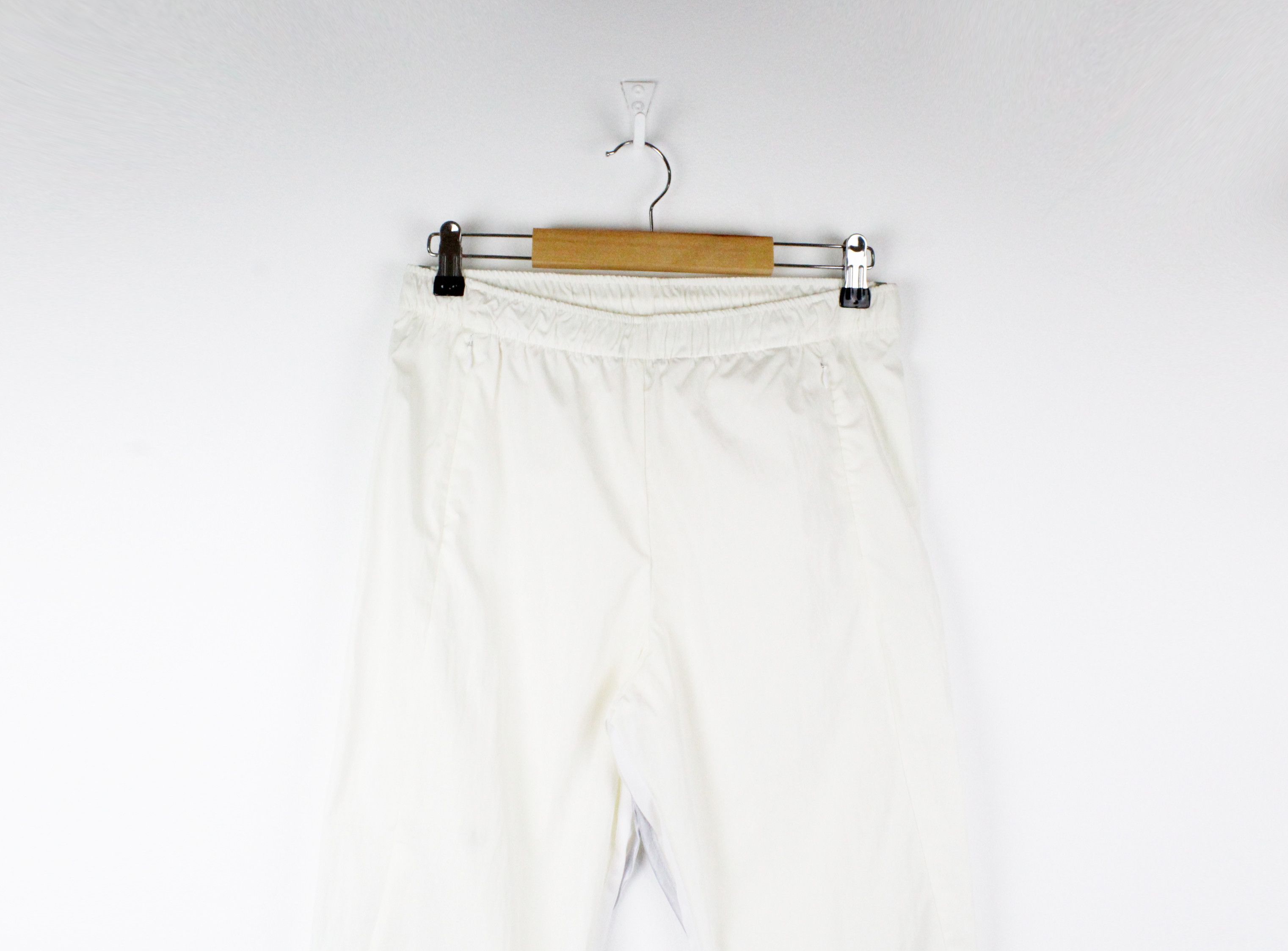 Cottweiler Cottweiler White Cream Nylon Track Pants Size US 30 / EU 46 - 2 Thumbnail
