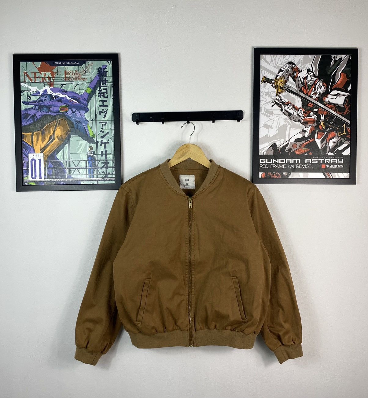 image of If Six Was Nine x Issey Miyake Vintage Ined Yohji Yamamoto Bomber Jacket in Brown (Size Small)