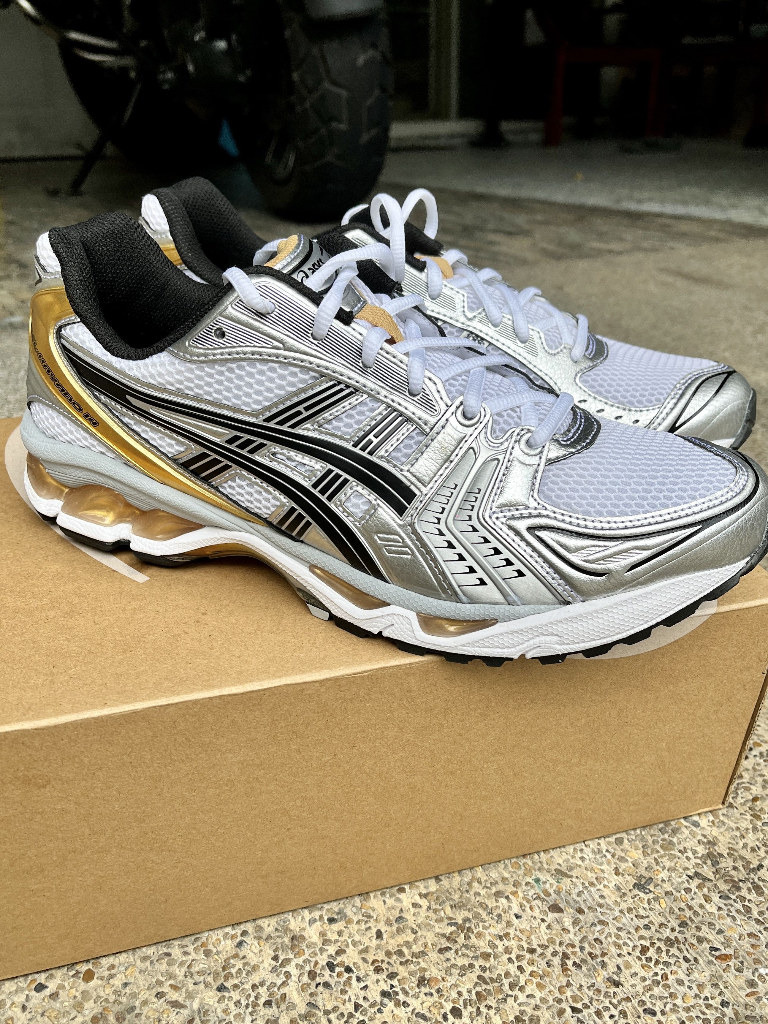 Asics ASICS Gel Kayano 14 White Pure Gold Grailed