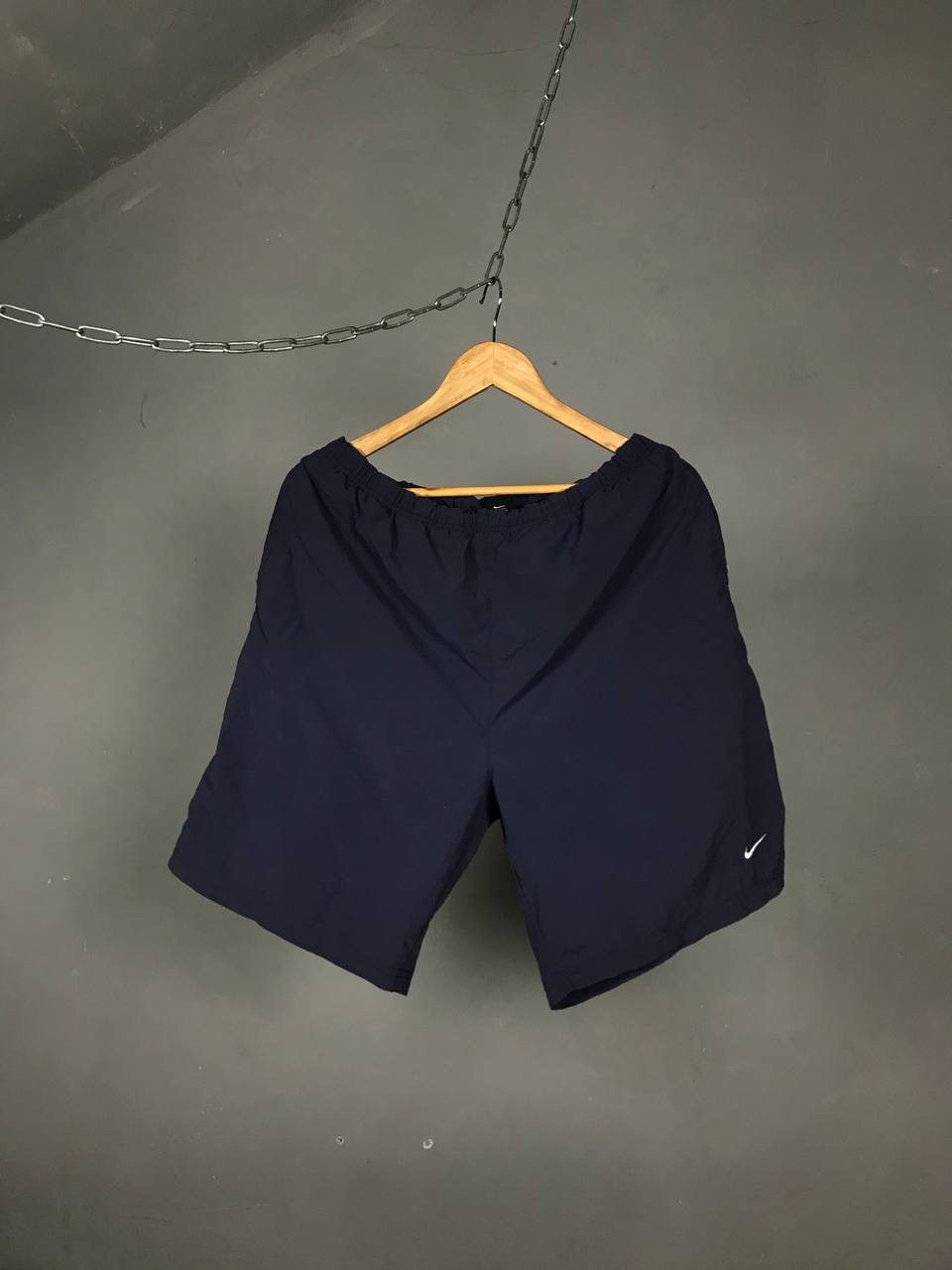 Nike × Vintage Nike swoosh streetwear vintage shorts Size US 34 / EU 50 - 1 Thumbnail