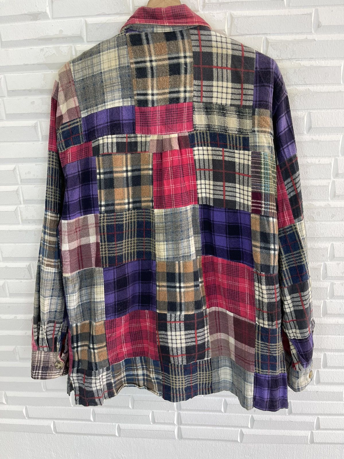 Vintage 90’s Patchworks Inspired Miharayasuhiro Shirt Japan Size US L / EU 52-54 / 3 - 4 Thumbnail