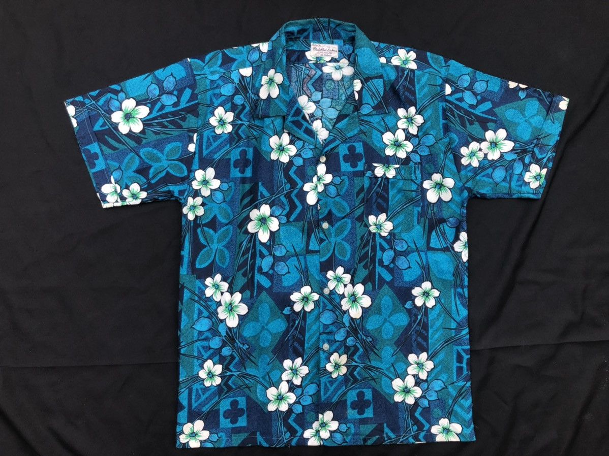 Vintage Vtg 70s Bhulabhai & Sons Hoffman California Hawaiian Shirt Size US M / EU 48-50 / 2 - 1 Thumbnail