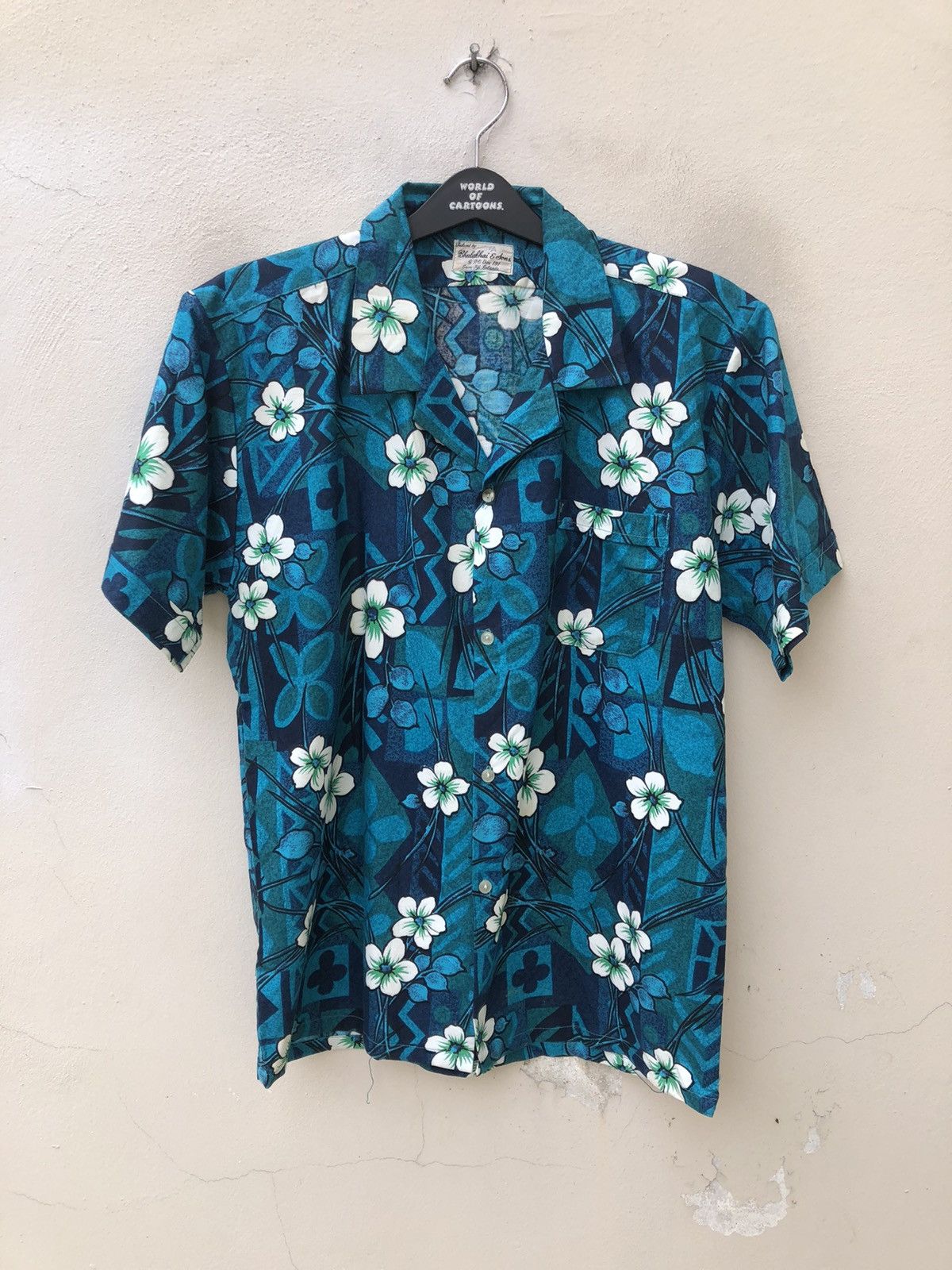 Vintage Vtg 70s Bhulabhai & Sons Hoffman California Hawaiian Shirt Size US M / EU 48-50 / 2 - 17 Thumbnail